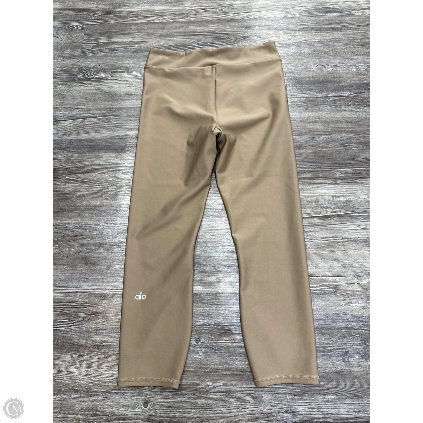 Athletic Leggings Capris By Alo In Tan, Size: M