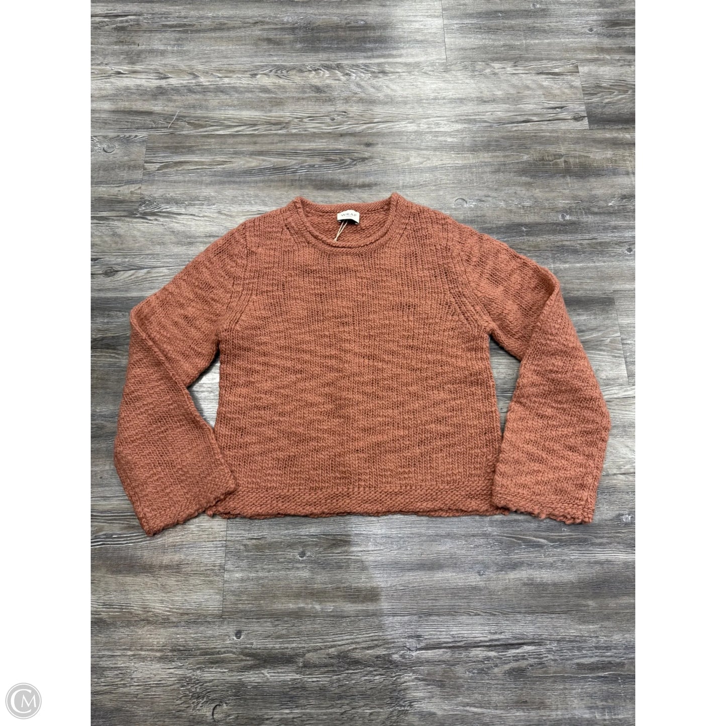 Sweater By Wrap In Orange, Size: M