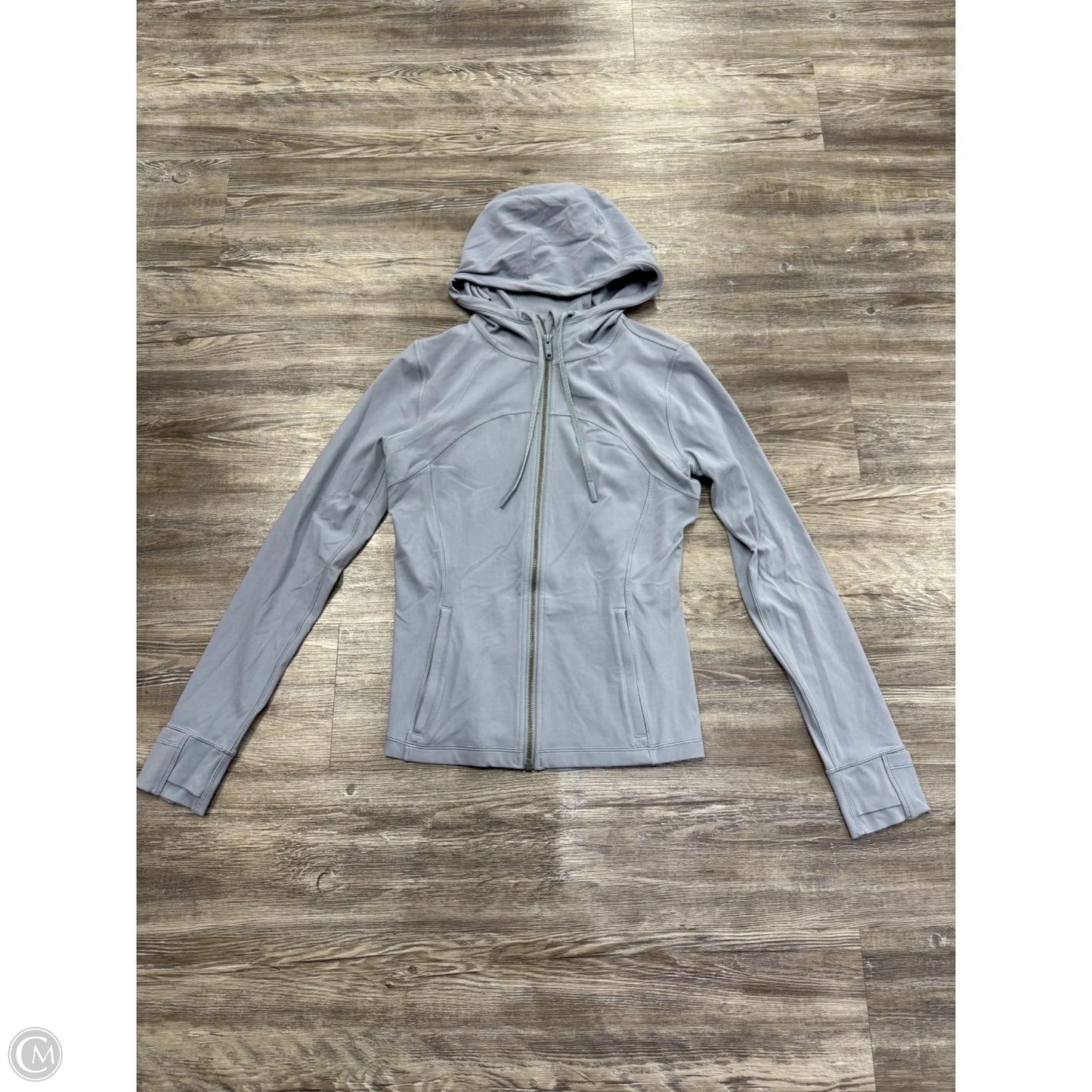 Athletic Jacket By Lululemon In Blue, Size: 10