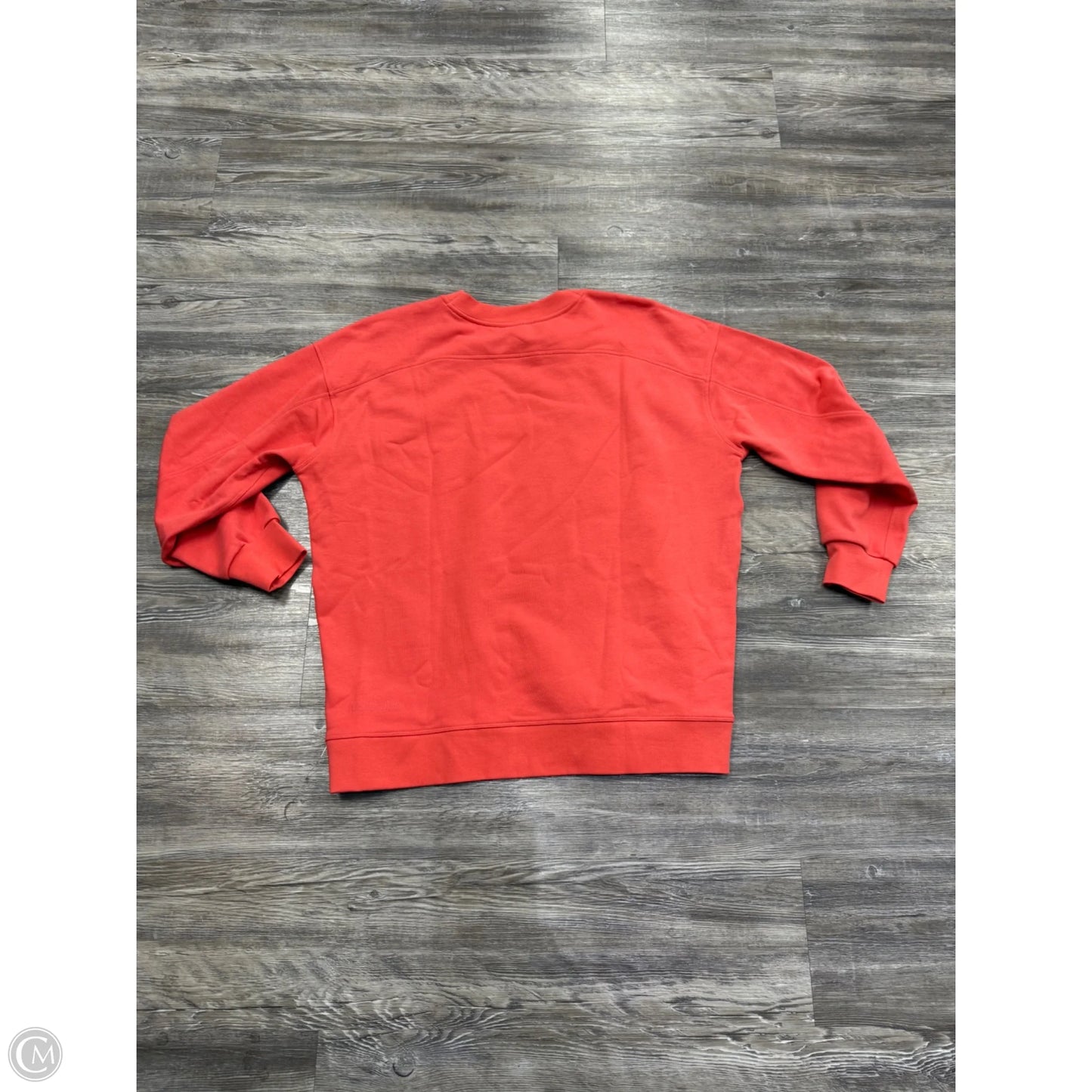 Athletic Sweatshirt Crewneck By Lululemon In Coral, Size: 6