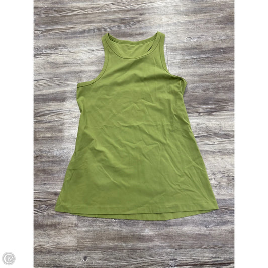 Athletic Tank Top By Lululemon In Green, Size: M