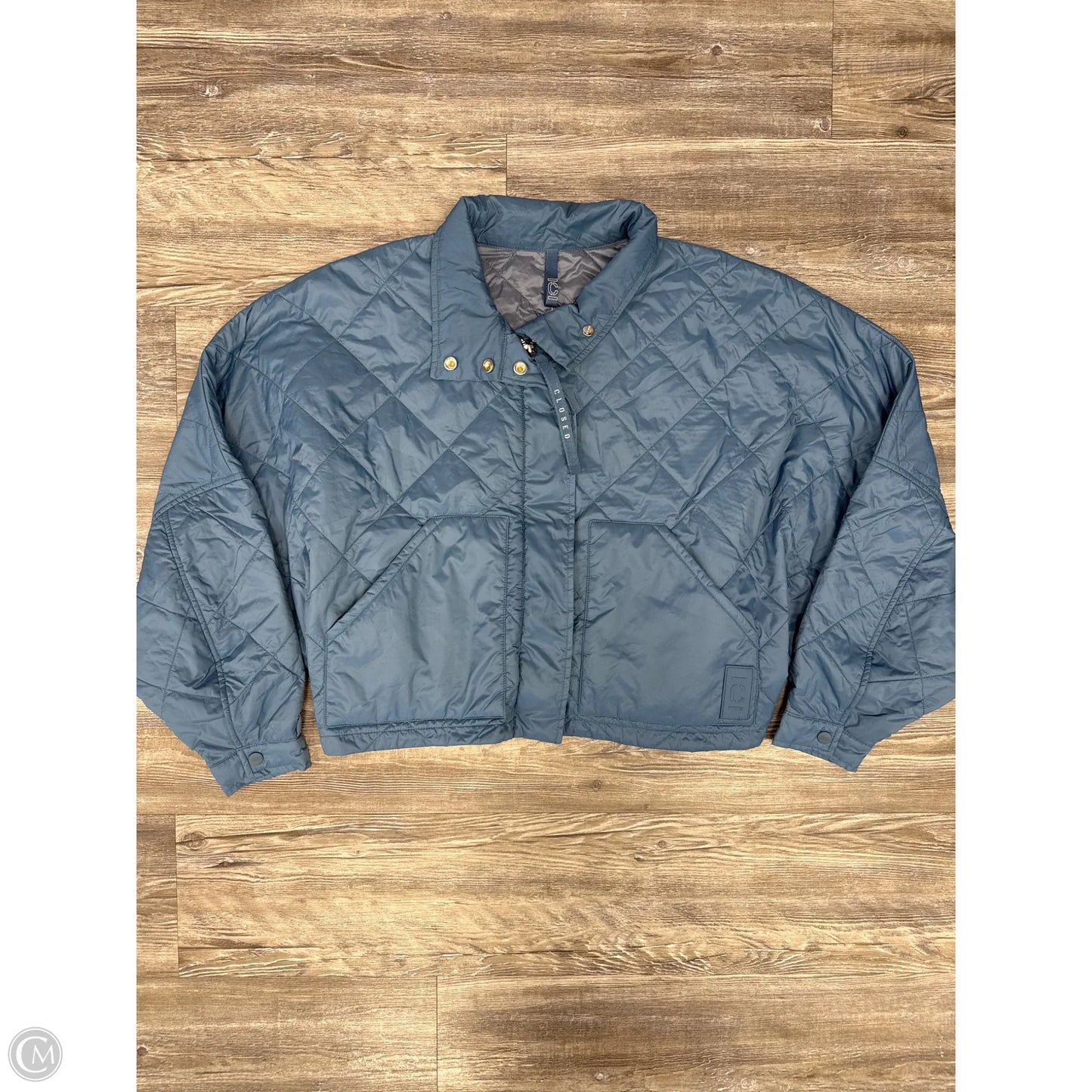 Jacket Utility By Closed In Blue, Size: Xs