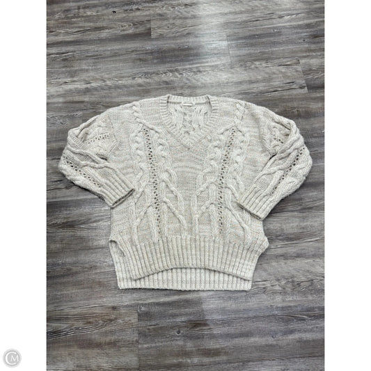 Sweater By Anthropologie In Grey, Size: Xs