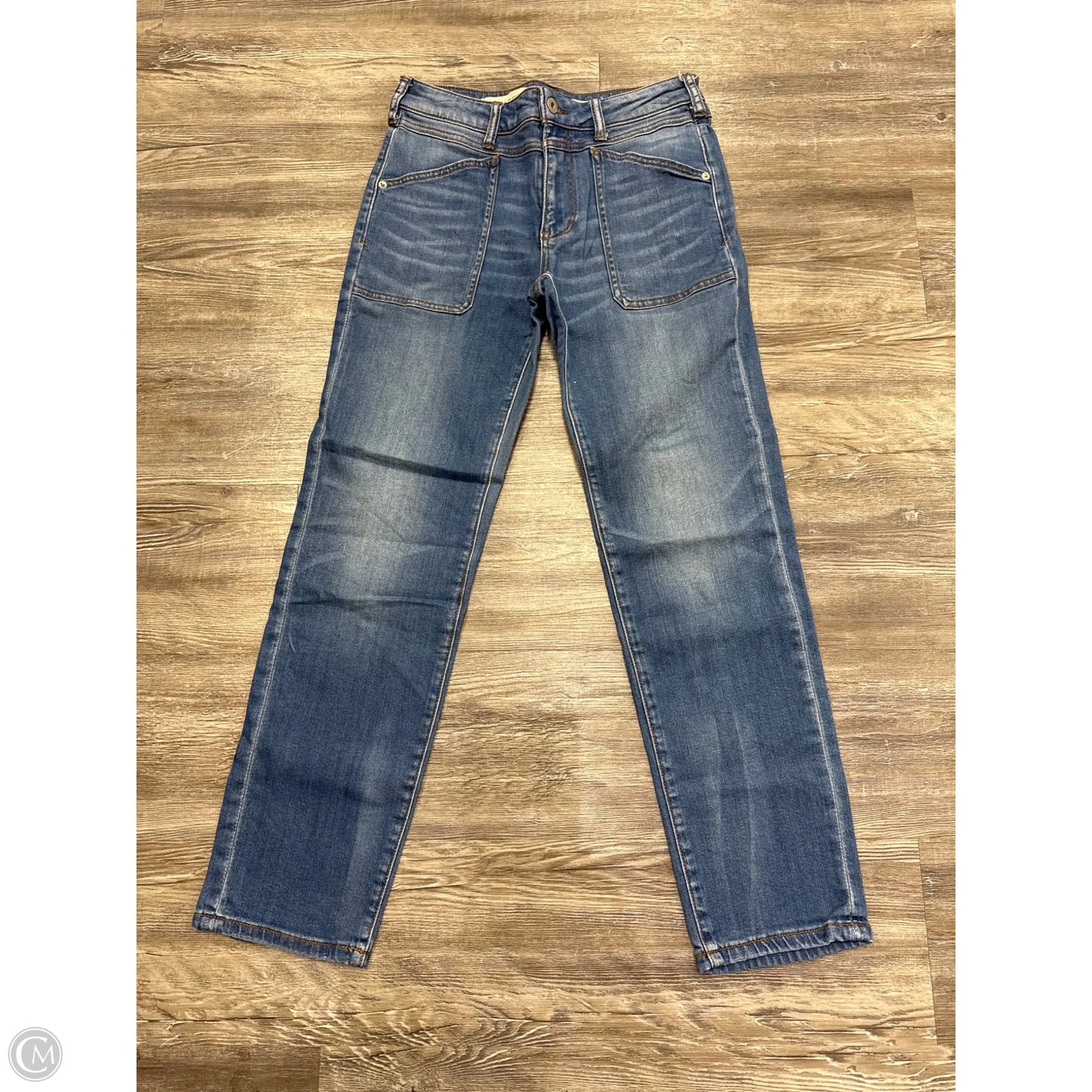 Jeans Boyfriend By Pilcro In Blue Denim, Size: 2