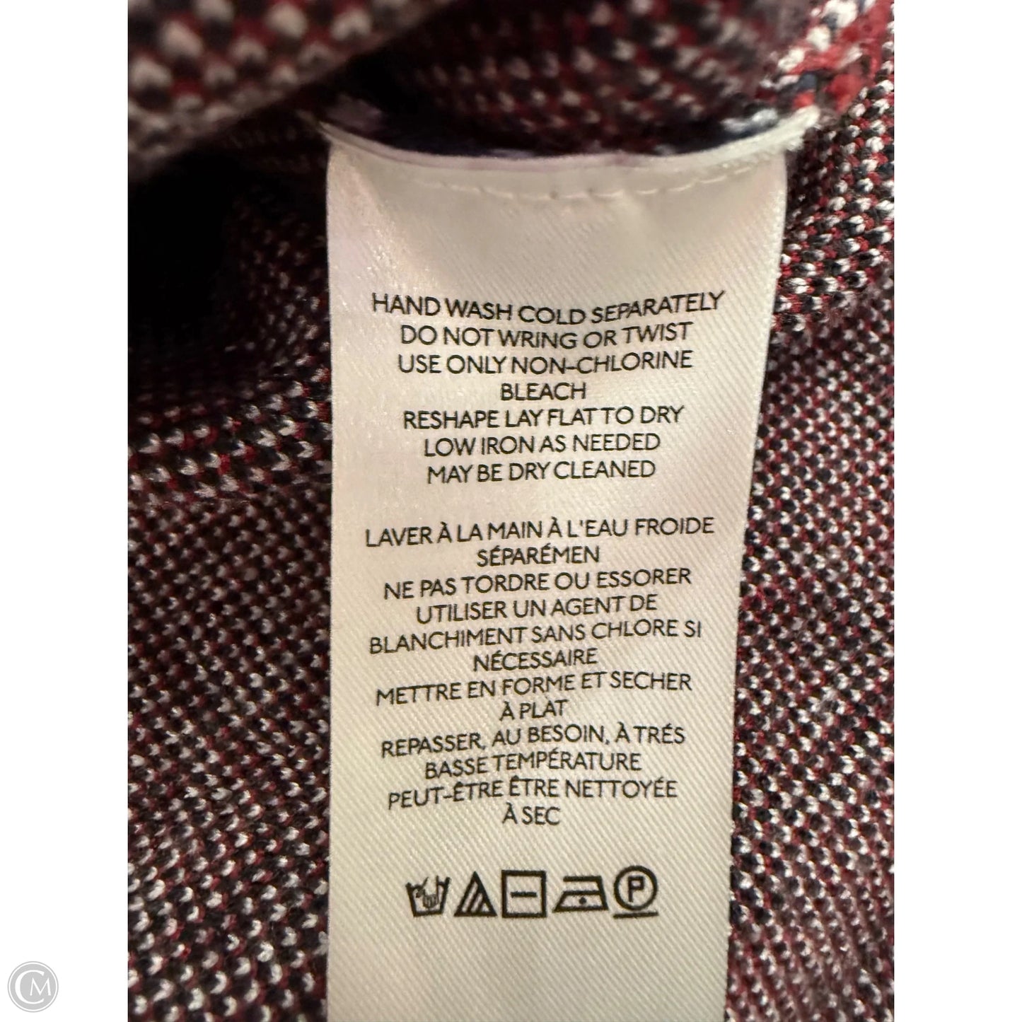 Sweater By Maeve In Blue & Red, Size: M