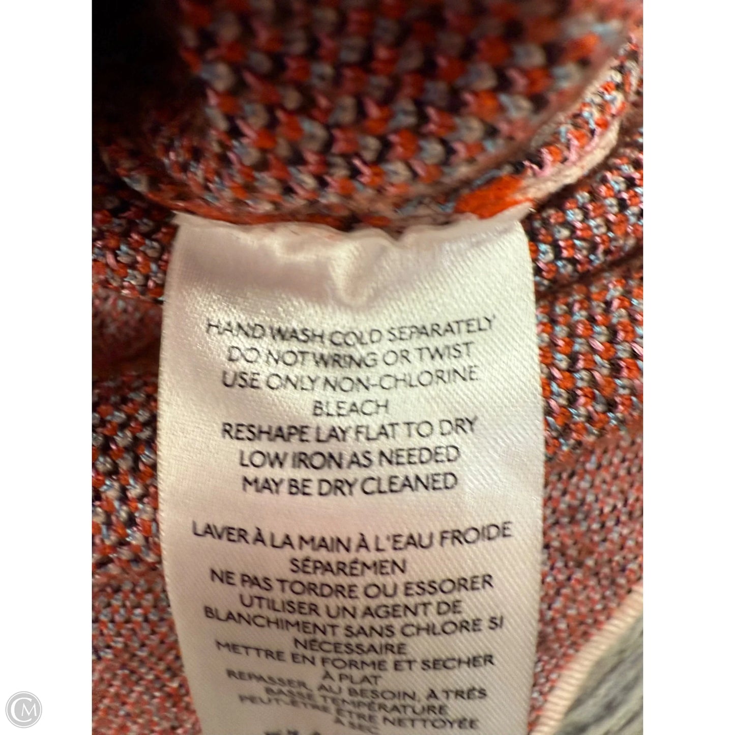 Sweater By Maeve In Black & Orange, Size: M