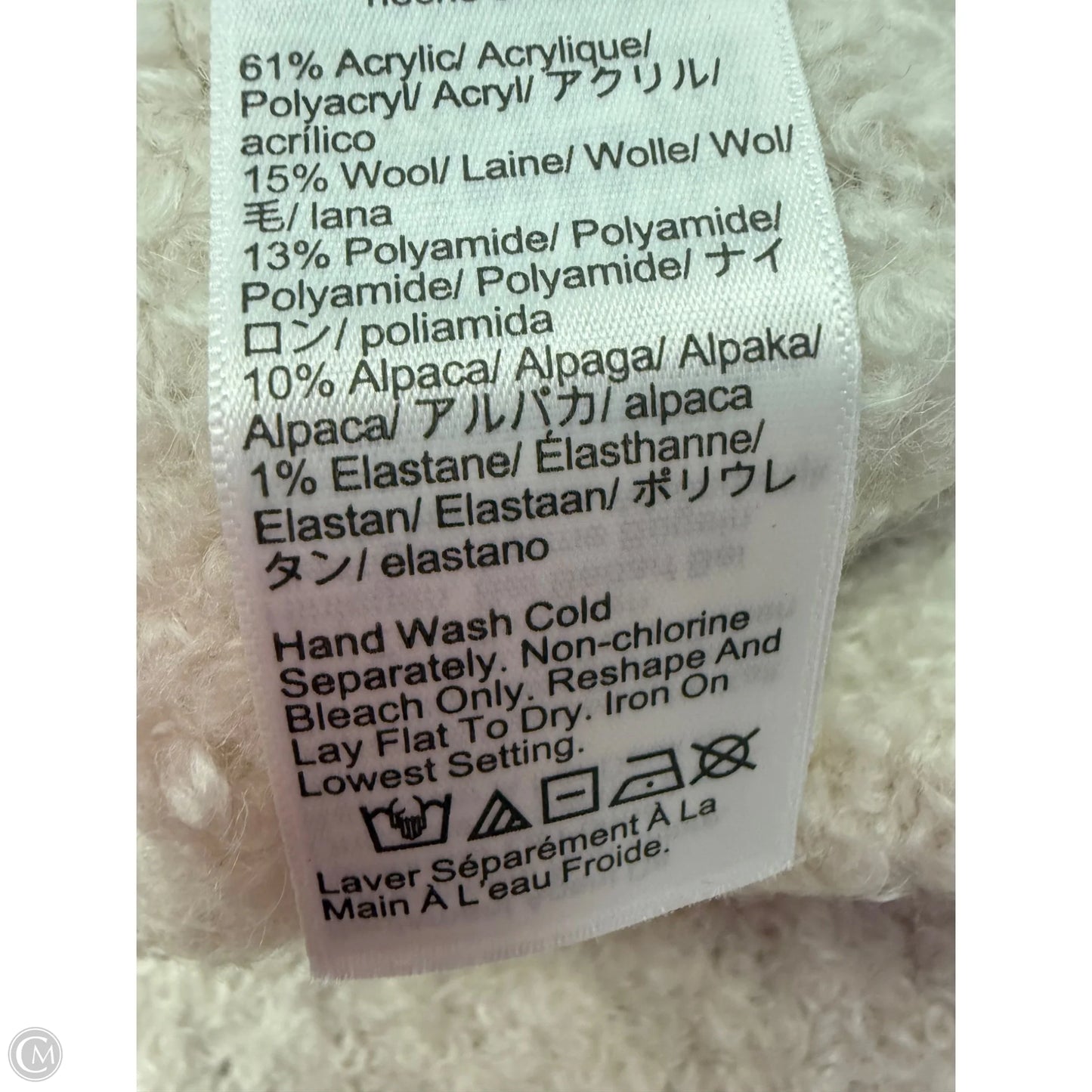 Sweater By J. Crew In Cream, Size: L