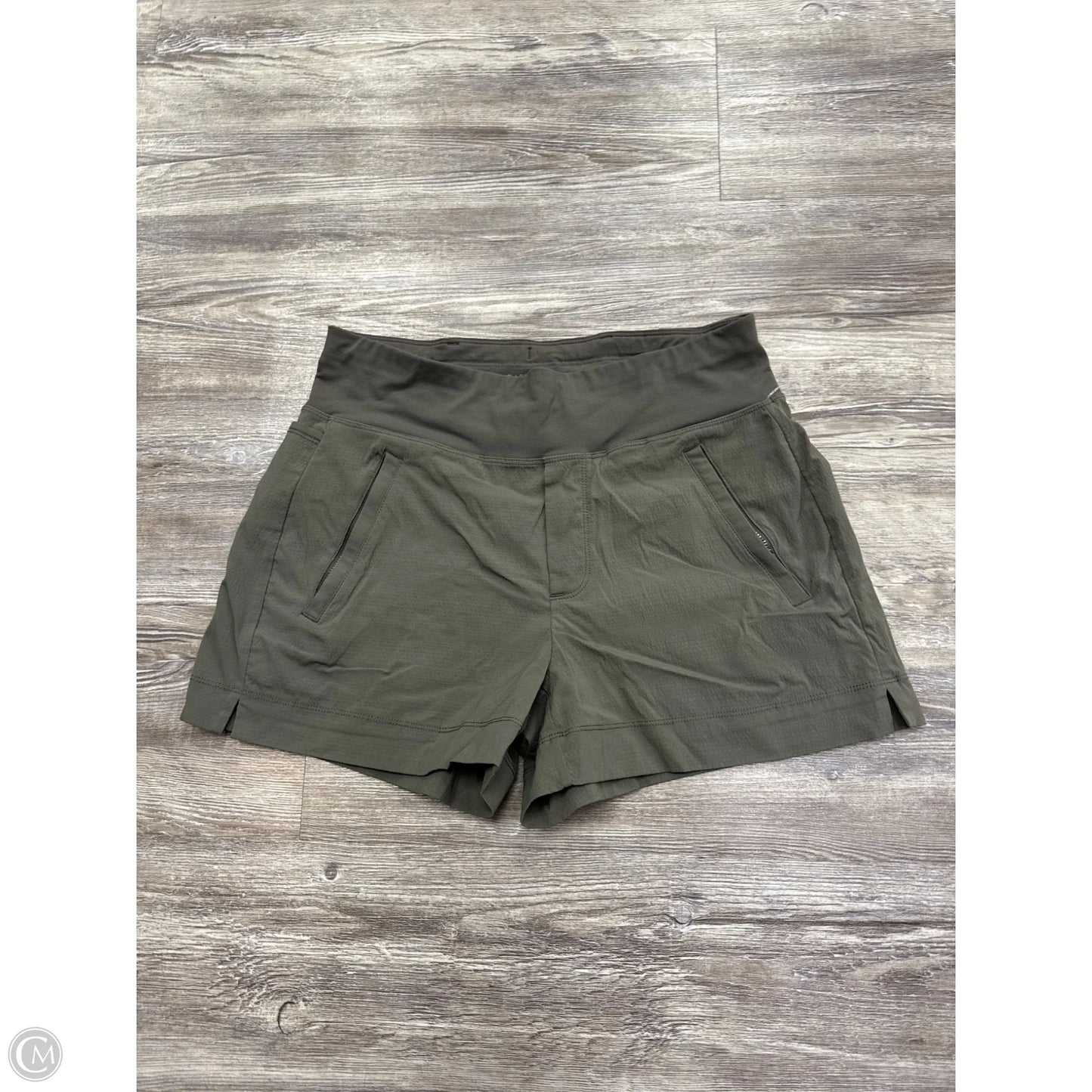 Athletic Shorts By Athleta In Green, Size: S