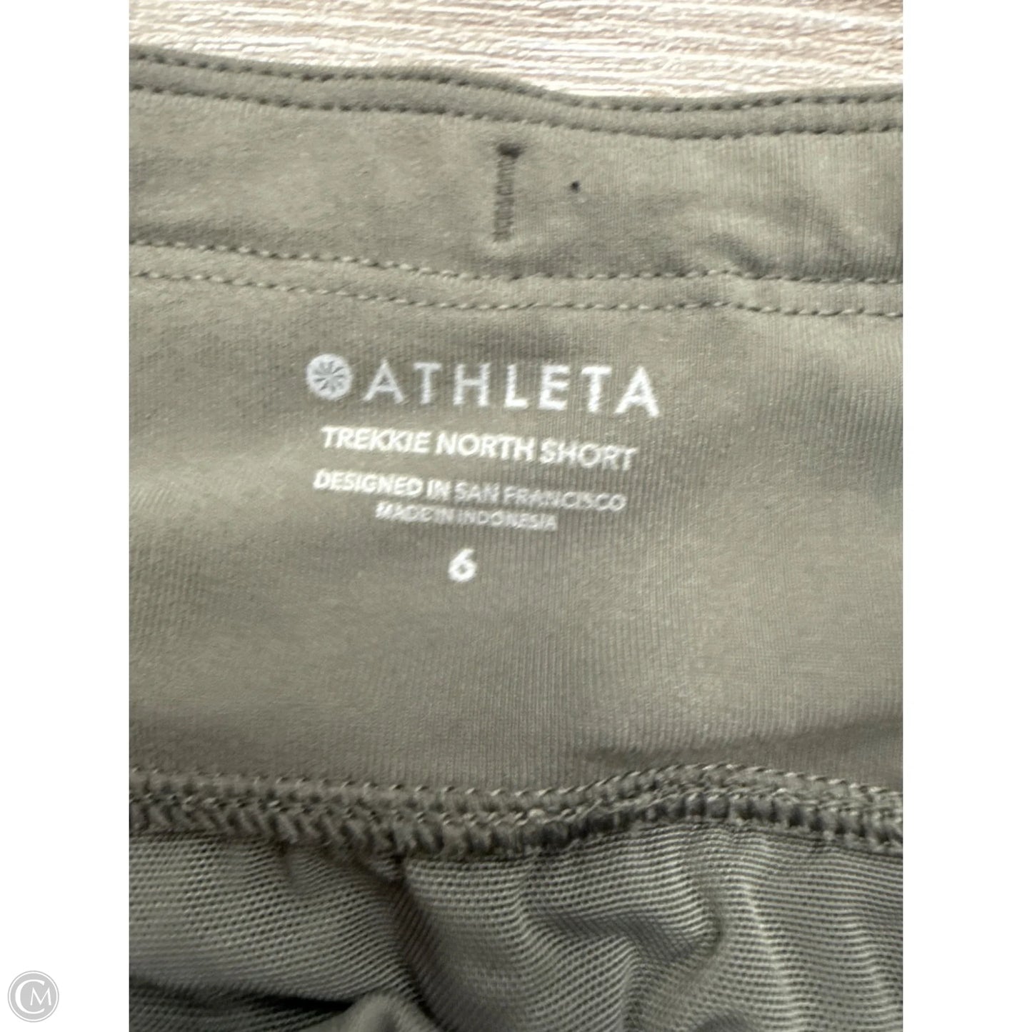 Athletic Shorts By Athleta In Green, Size: S
