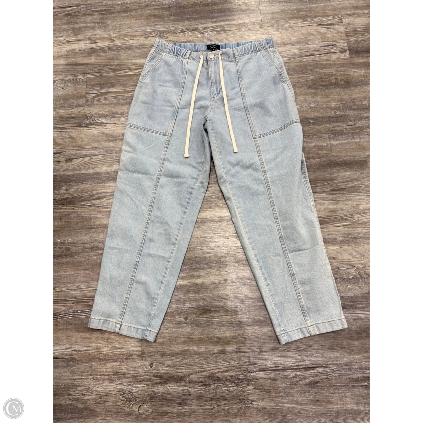 Jeans Boyfriend By Banana Republic In Blue Denim, Size: M