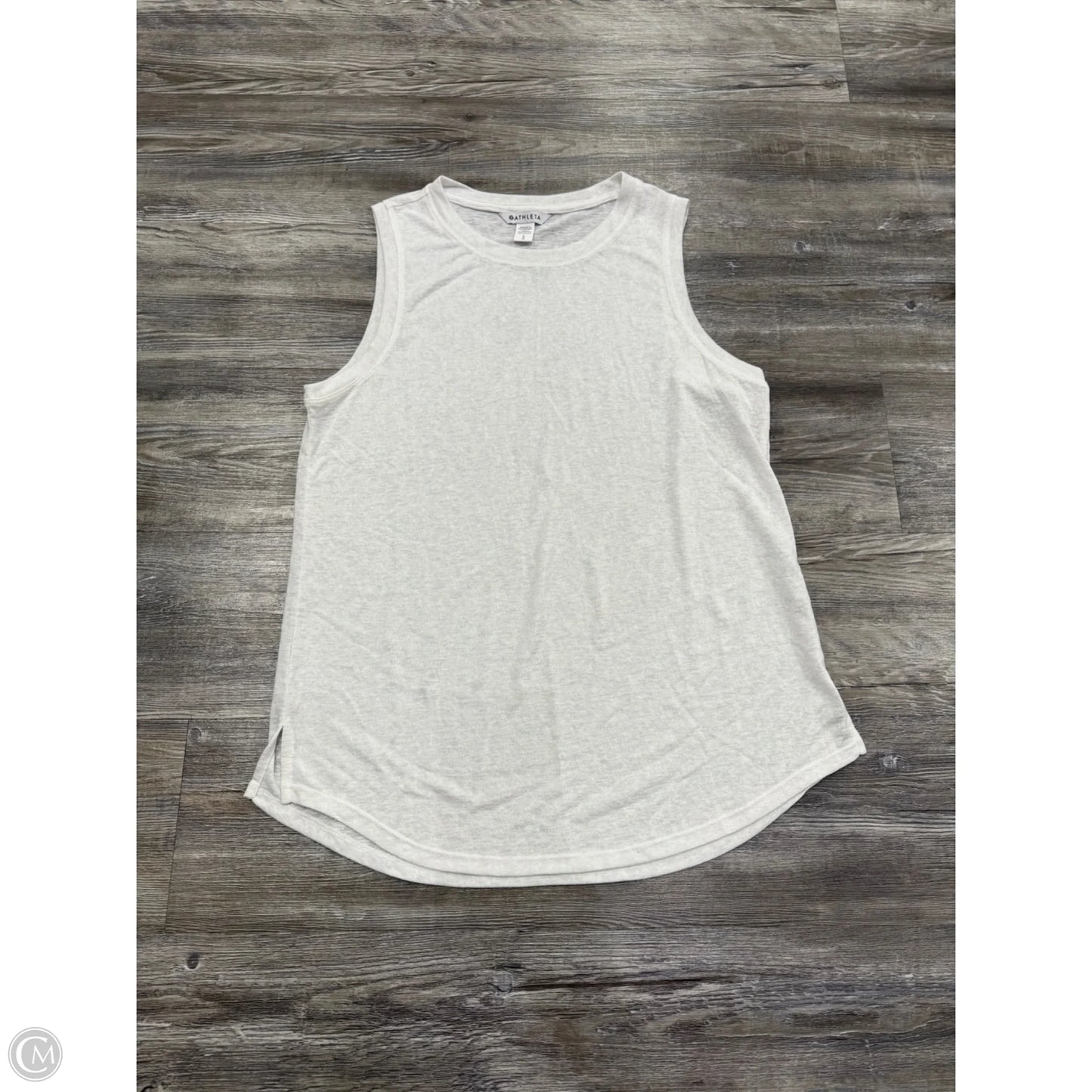 Athletic Tank Top By Athleta In White, Size: L