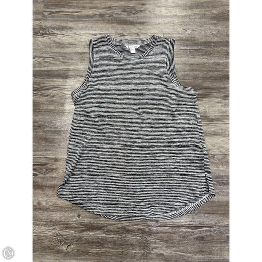 Athletic Tank Top By Athleta In Blue & Cream, Size: L