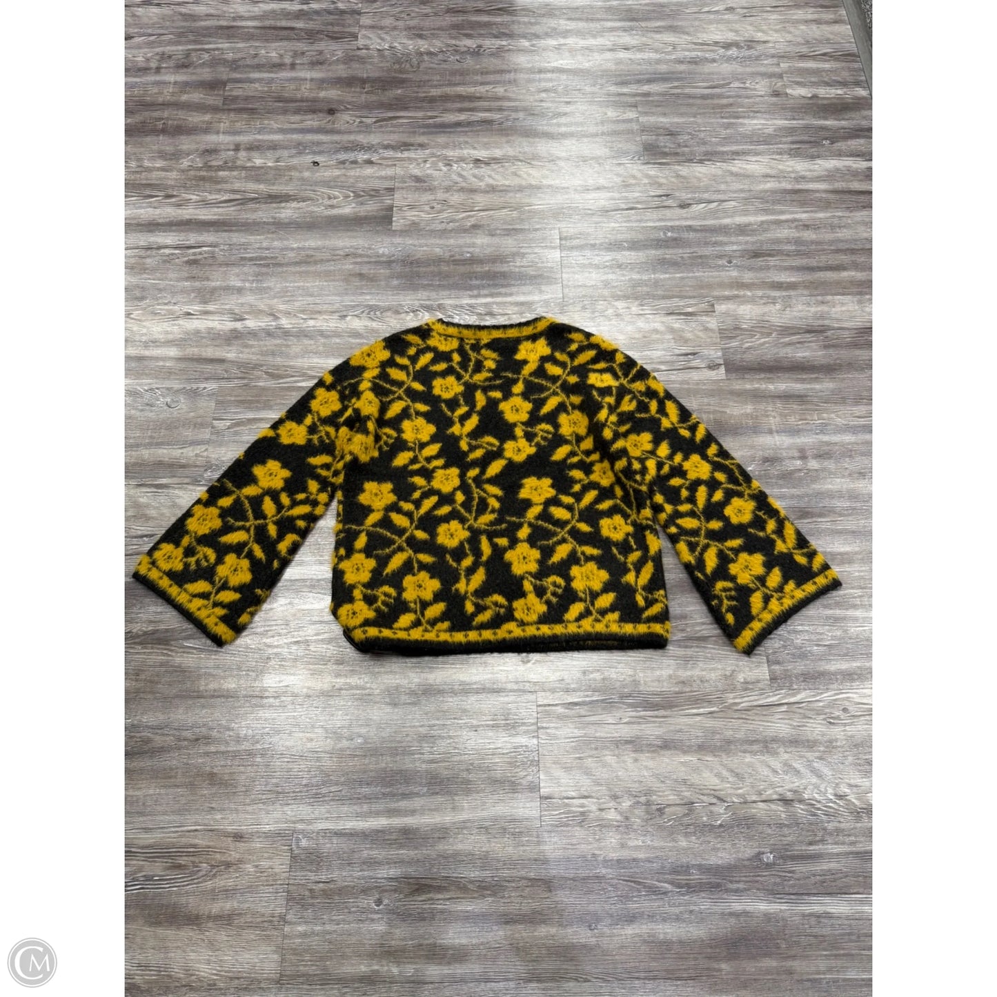 Sweater By Willow & Clay In Grey & Yellow, Size: S