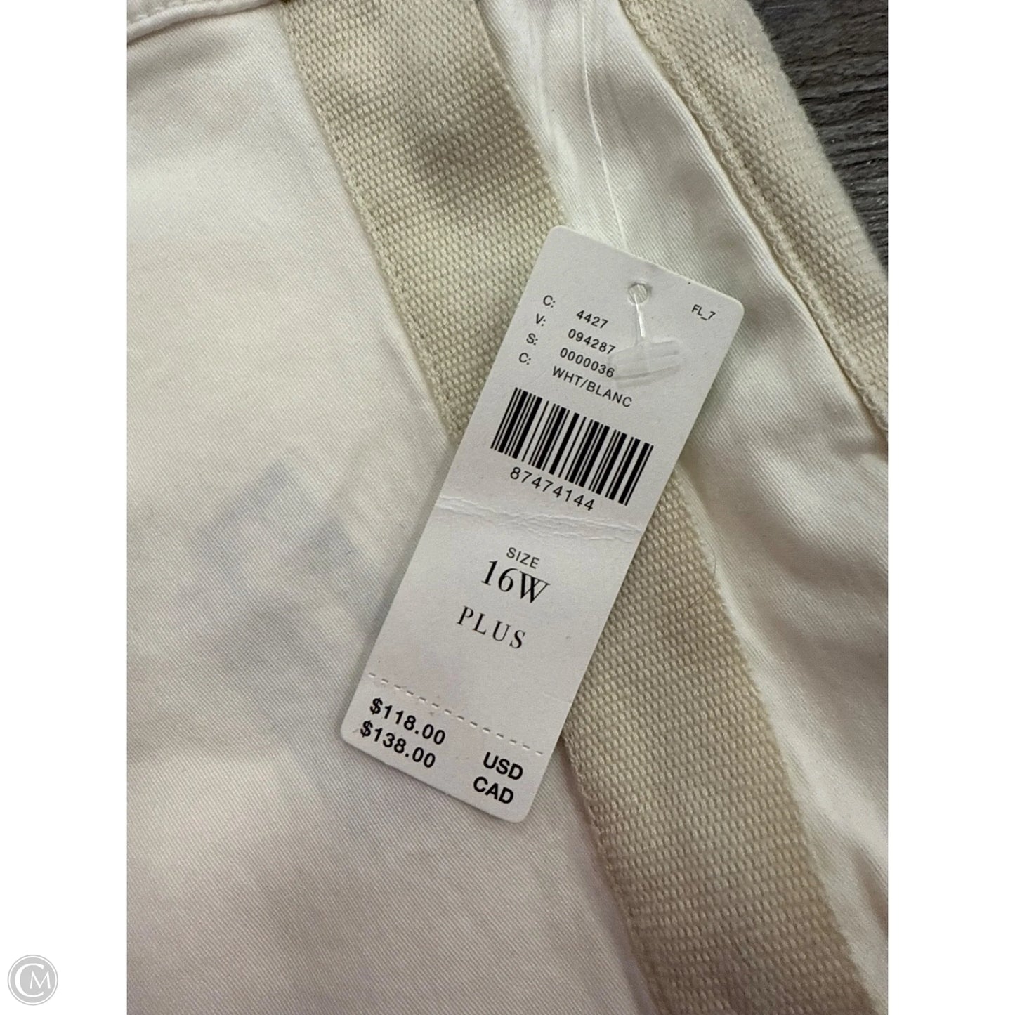 Pants Cargo & Utility By Anthropologie In White, Size: 16