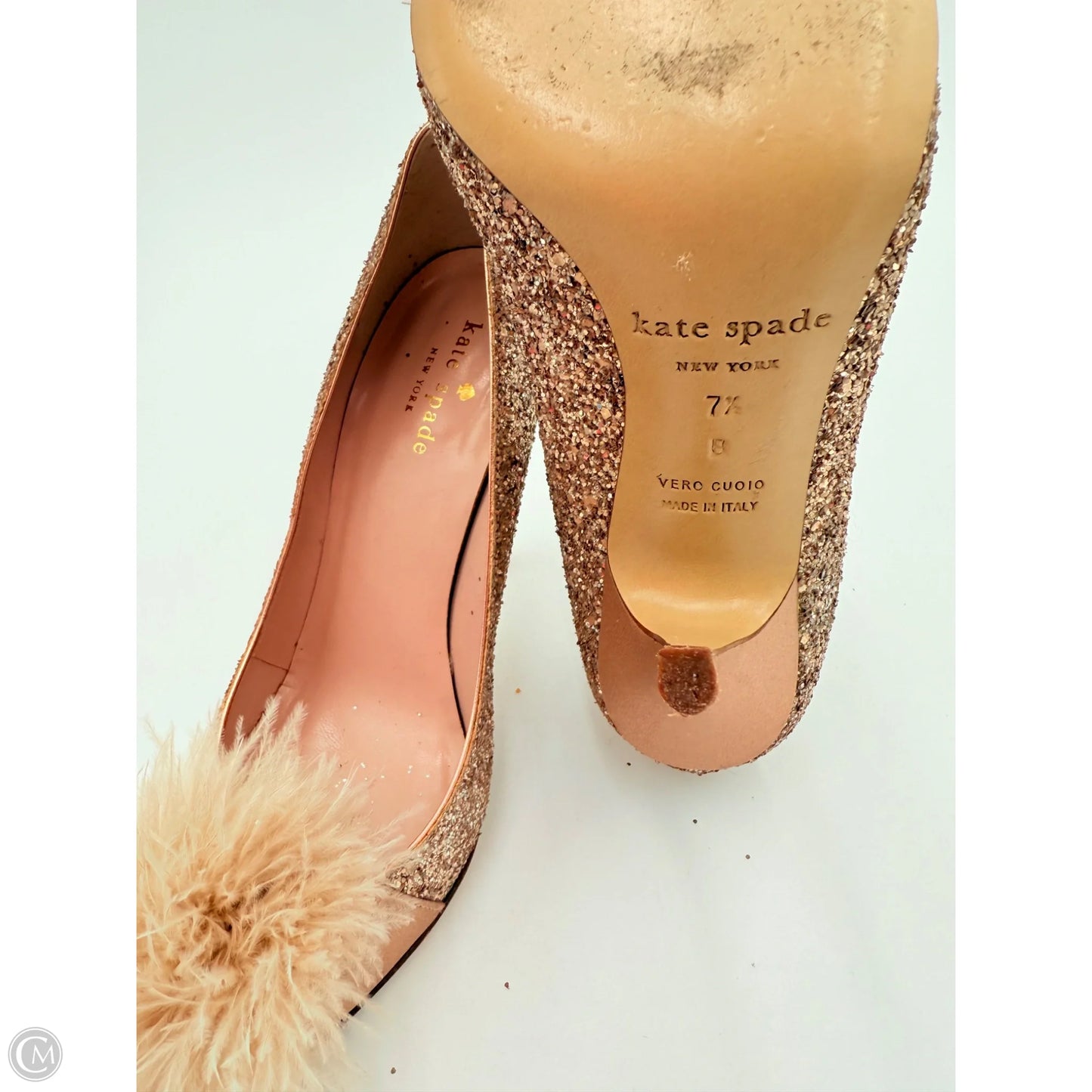 Shoes Designer By Kate Spade In Rose Gold, Size: 7.5