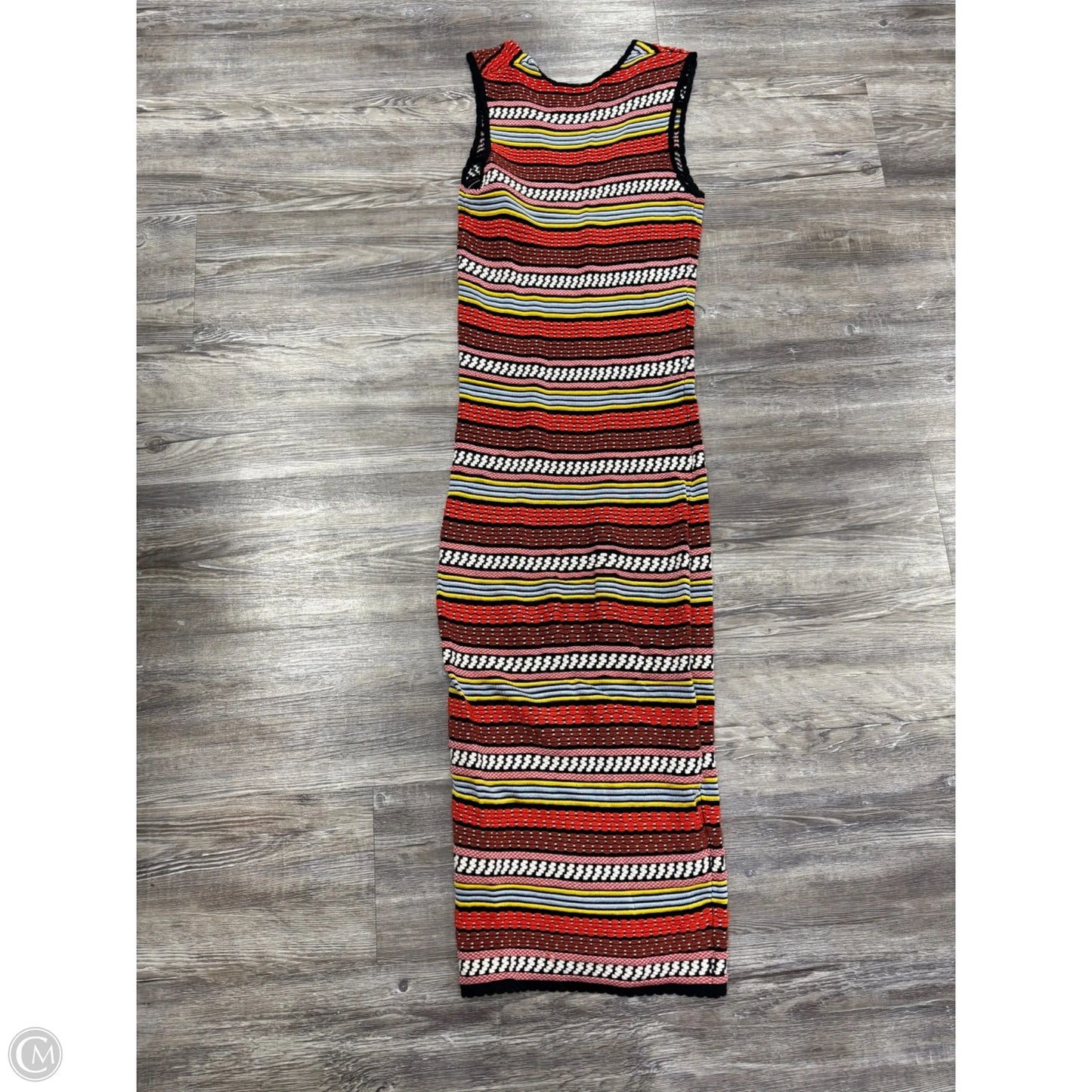 Dress Party Midi By Ronny Kobo In Orange & Yellow, Size: Xs