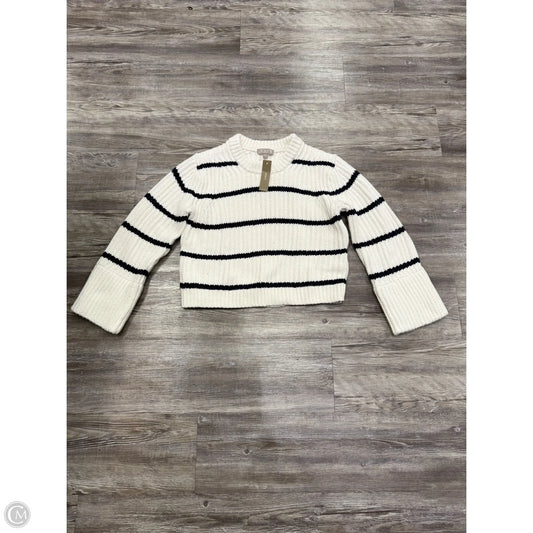 Sweater By J. Crew In Blue & Cream, Size: Xs