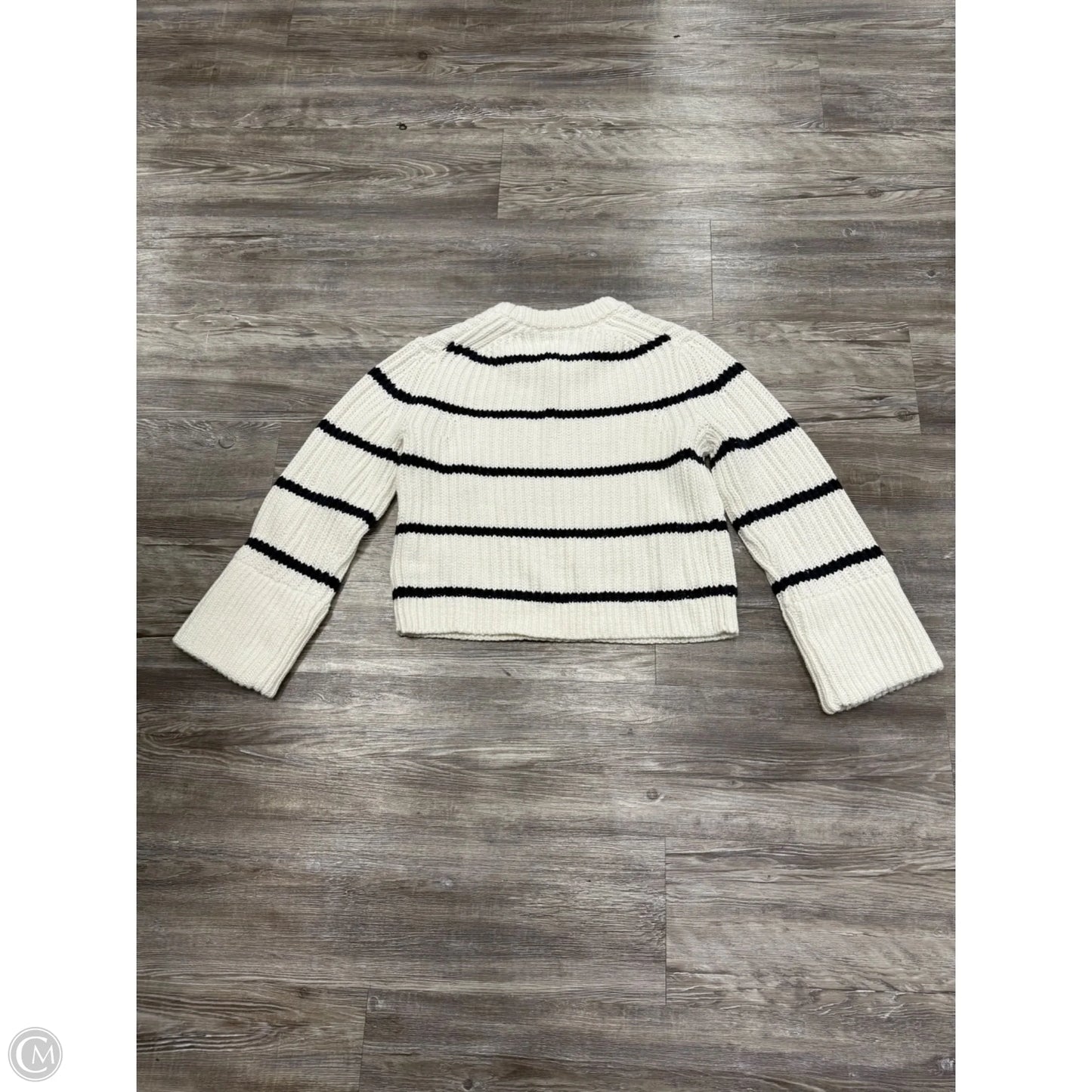 Sweater By J. Crew In Blue & Cream, Size: Xs