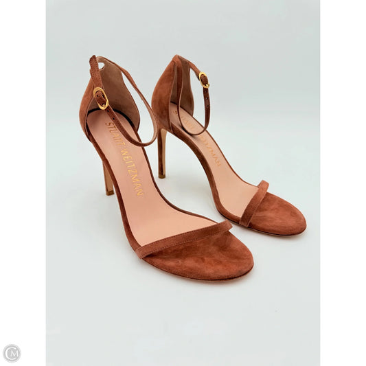 Shoes Designer By Stuart Weitzman In Tan, Size: 8