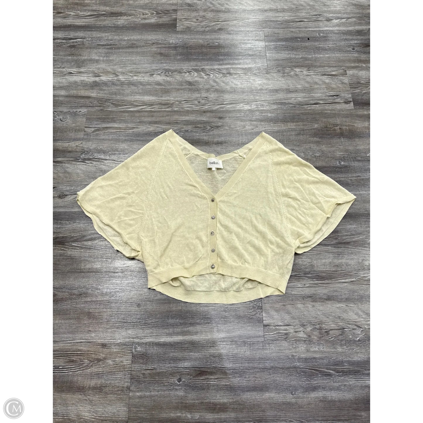Sweater Cardigan By BA&SH In Tan, Size: M