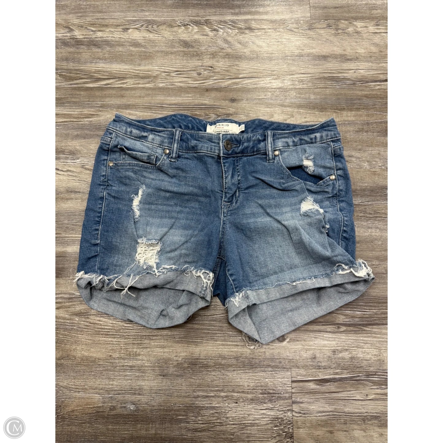 Shorts By Torrid In Blue Denim, Size: 12