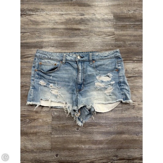 Shorts By American Eagle In Blue Denim, Size: 12