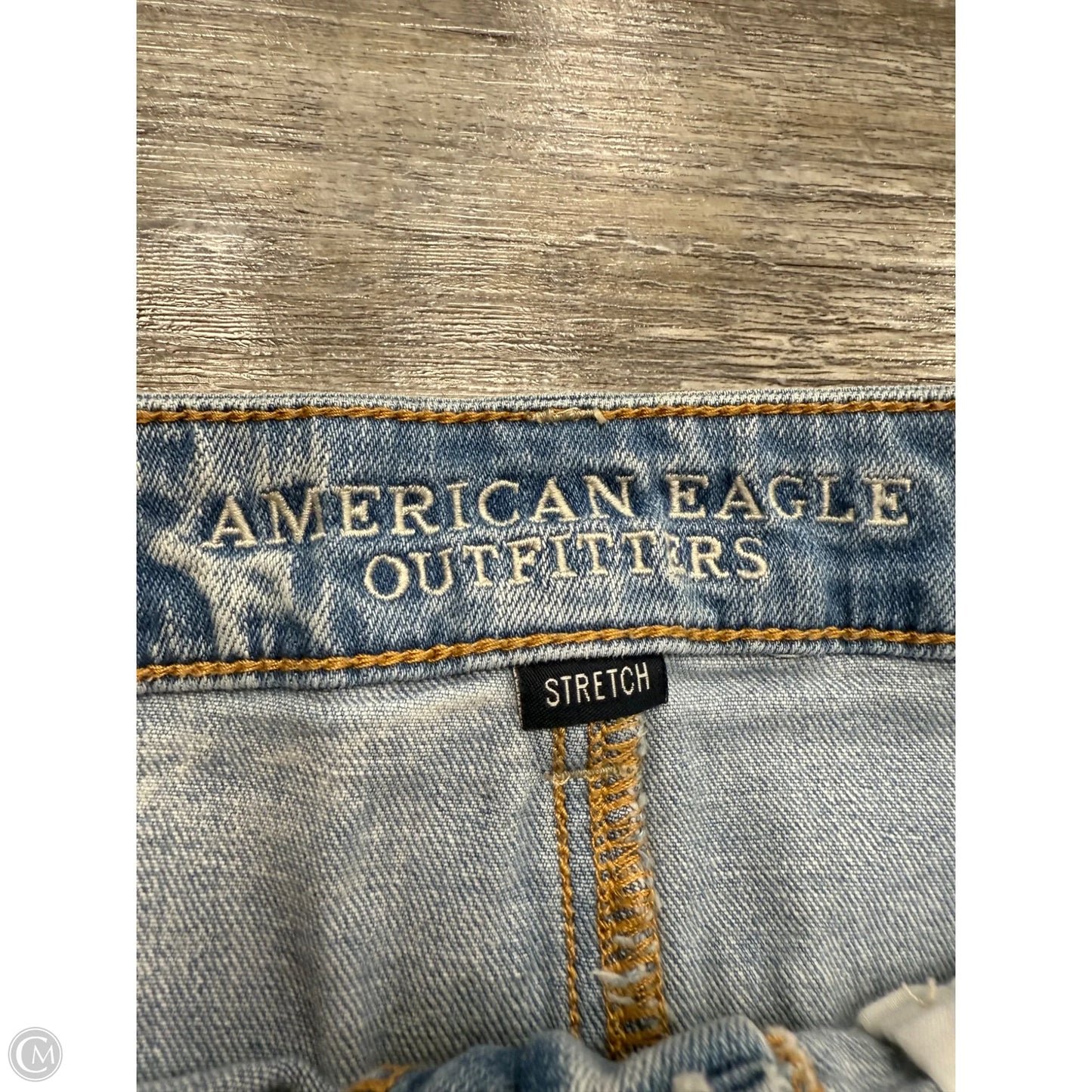 Shorts By American Eagle In Blue Denim, Size: 12