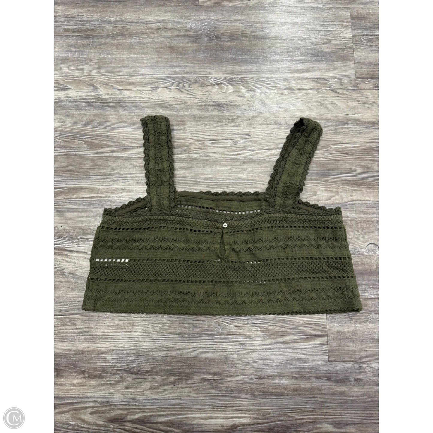 Top Sleeveless By Aerie In Green, Size: M