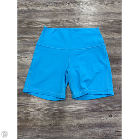 Athletic Shorts By Lululemon In Aqua, Size: 8