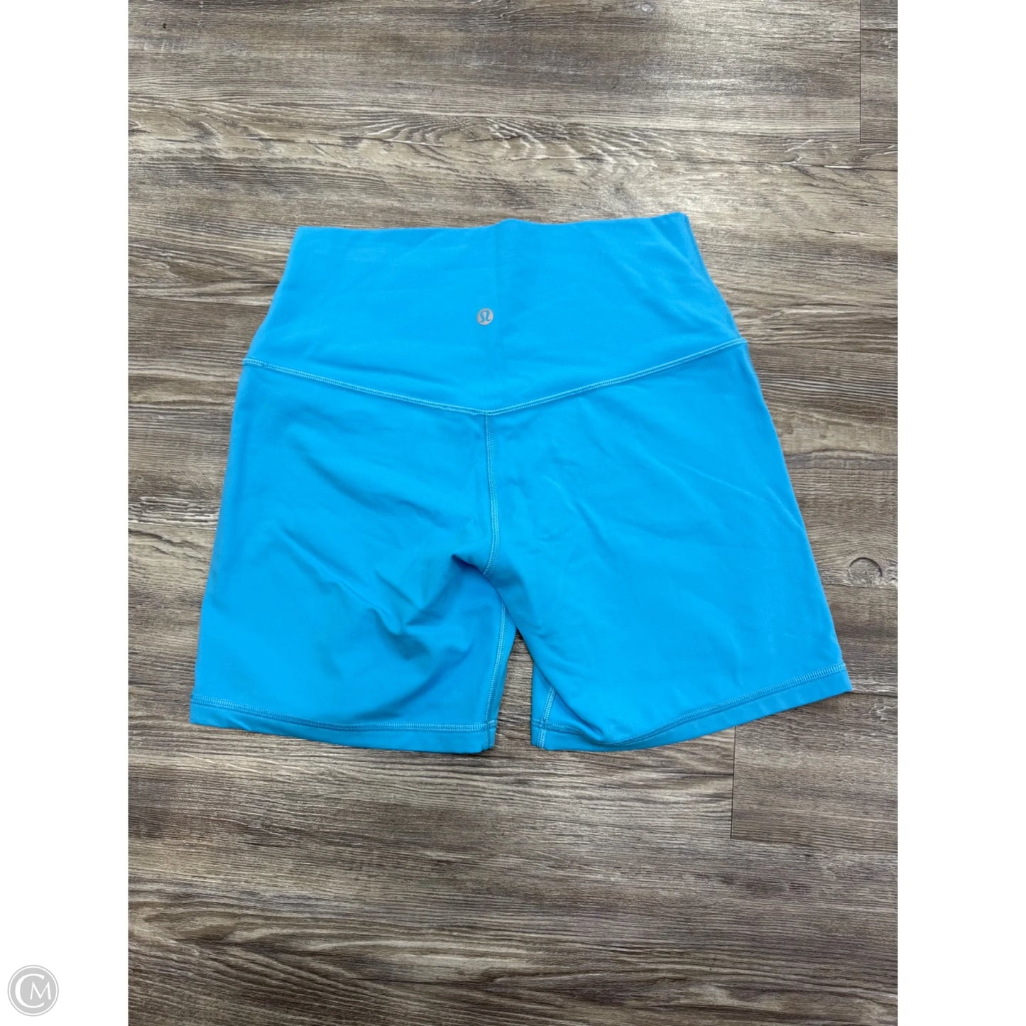 Athletic Shorts By Lululemon In Aqua, Size: 8