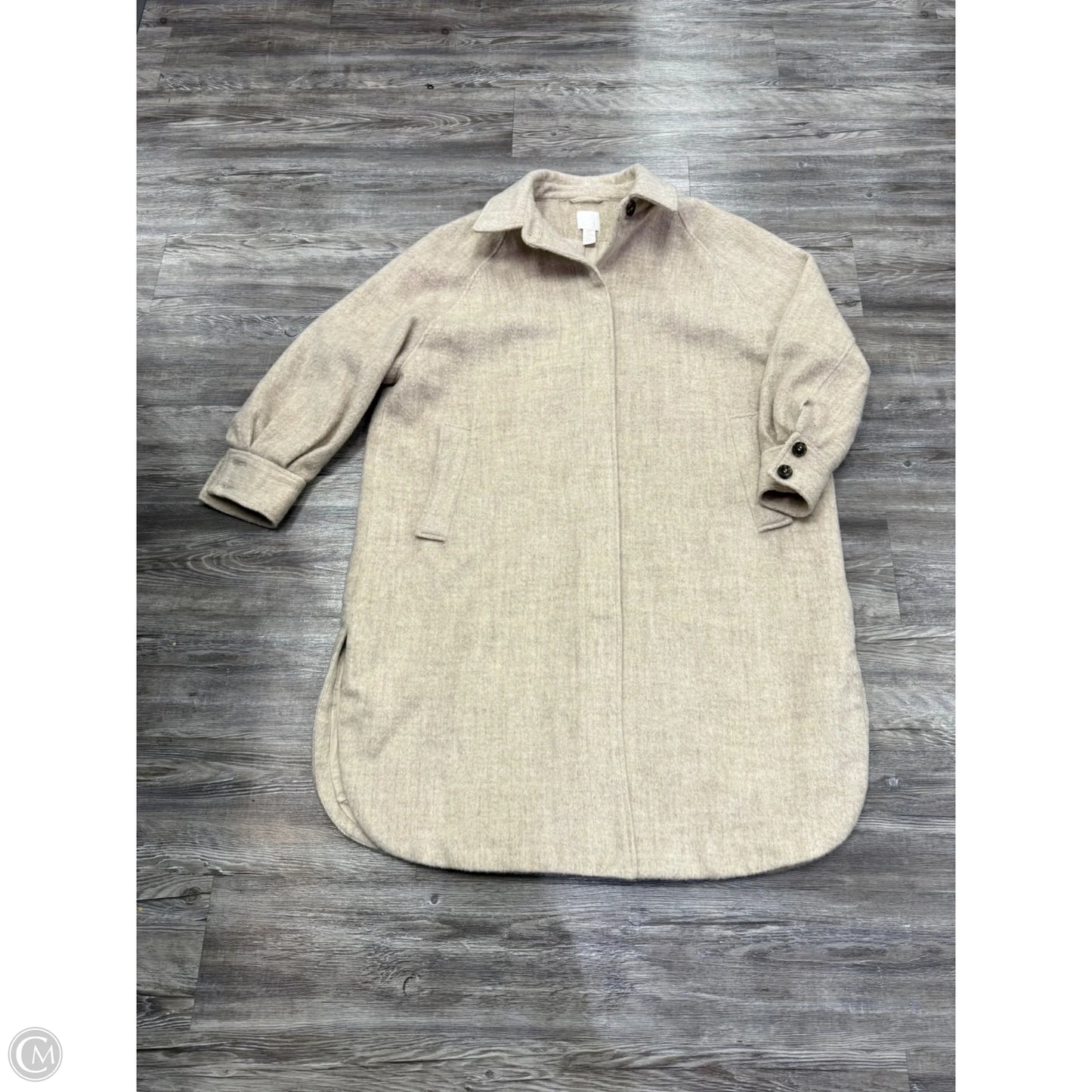 Coat Other By H&m In Tan, Size: Xl