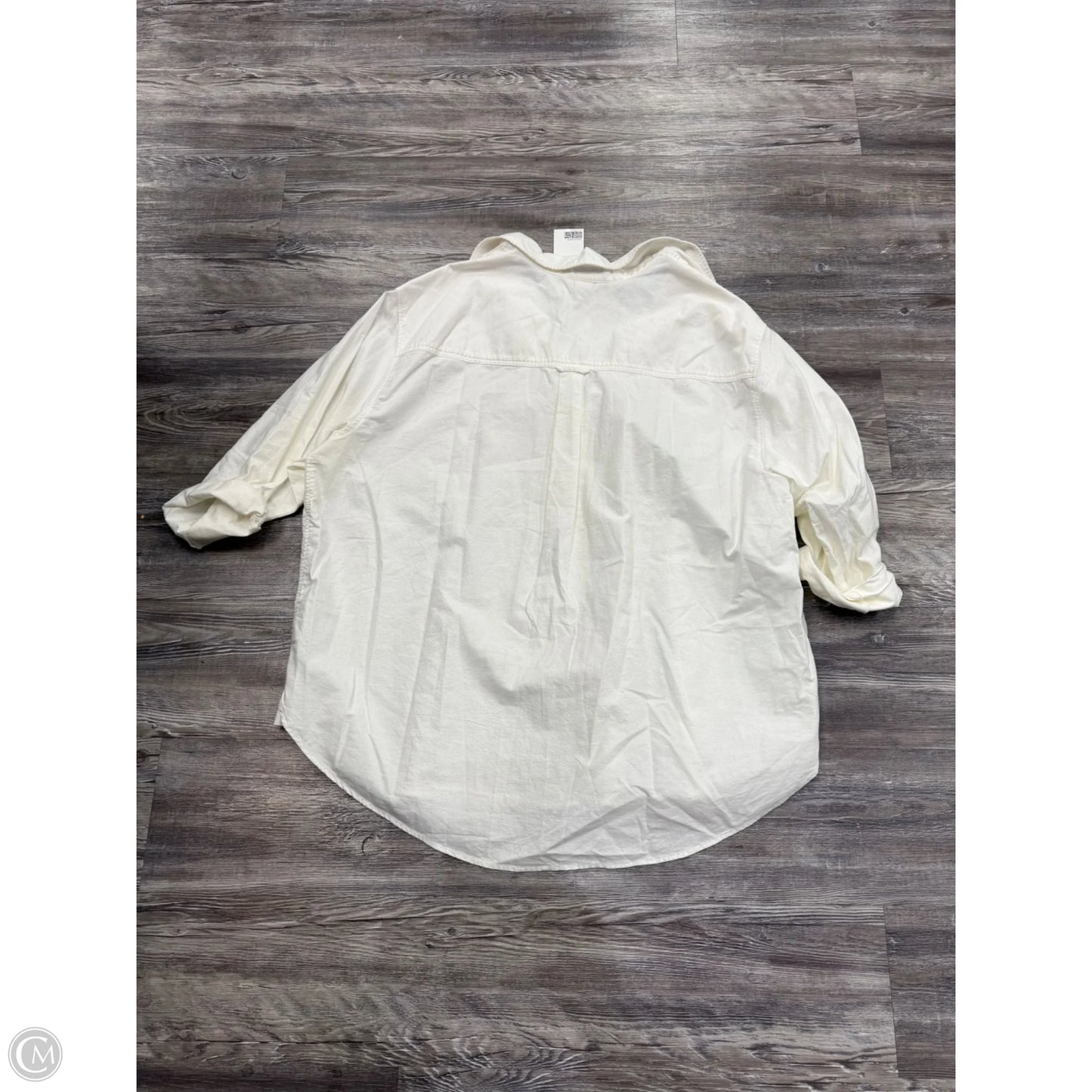 Top Long Sleeve By H&m In Cream, Size: Xxl