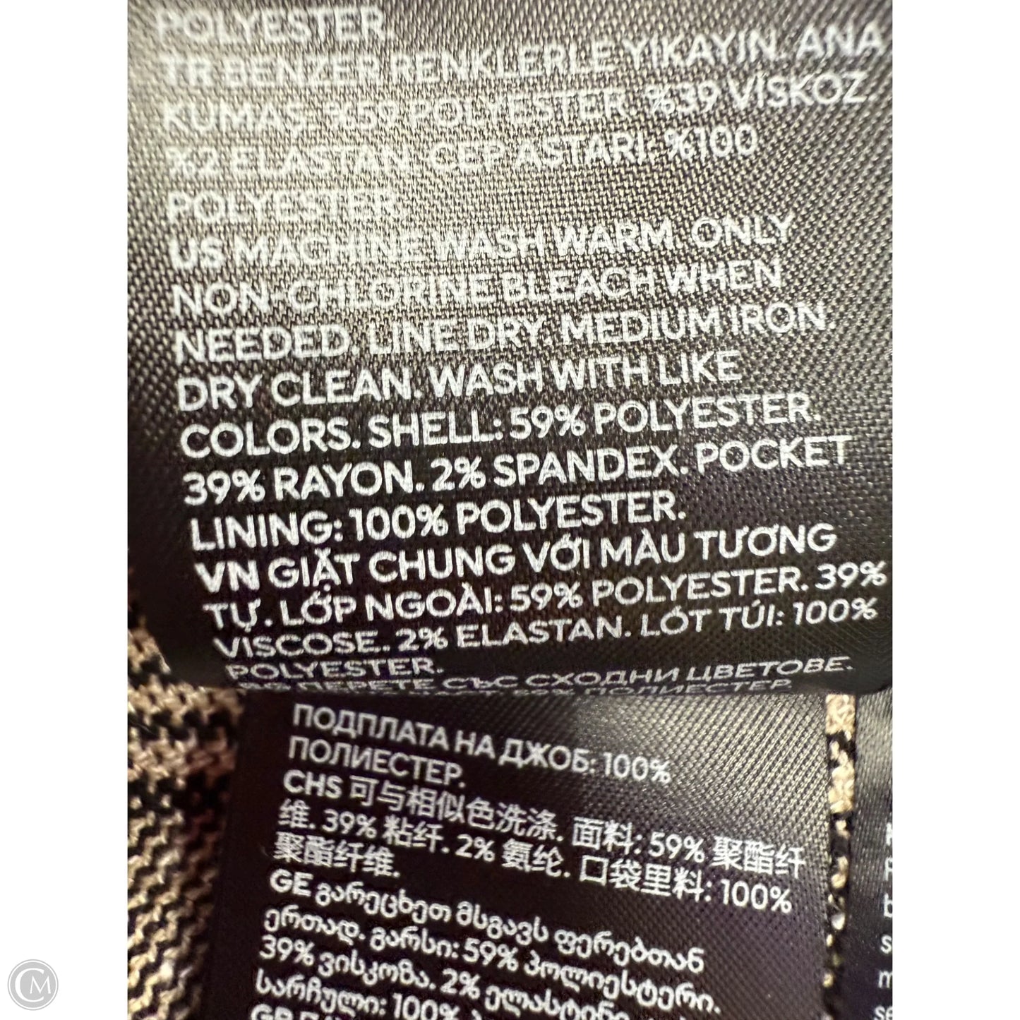 Pants Cropped By H&m In Plaid Pattern, Size: 26