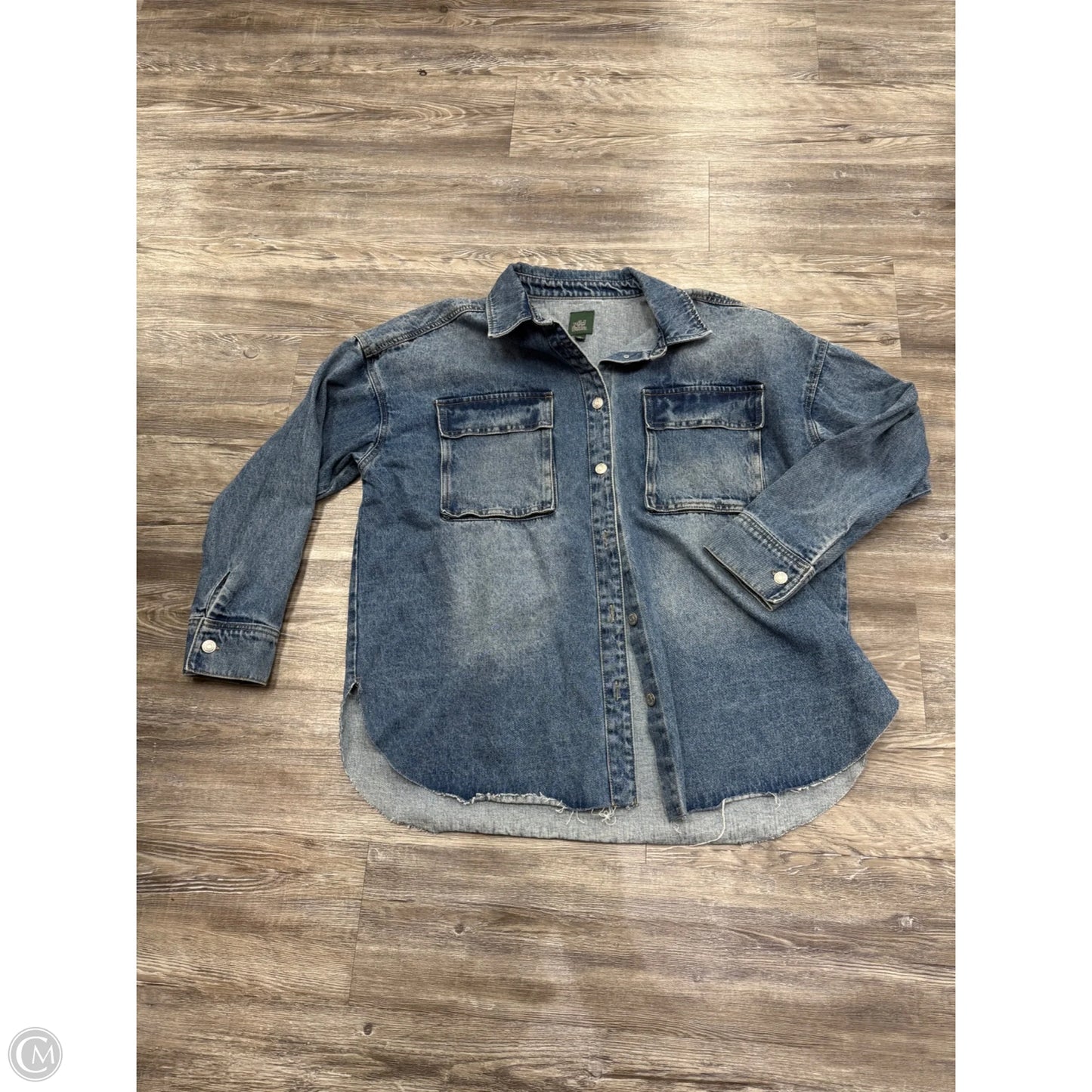 Jacket Denim By Wild Fable In Blue Denim, Size: Xxl