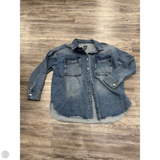 Jacket Denim By Wild Fable In Blue Denim, Size: Xxl