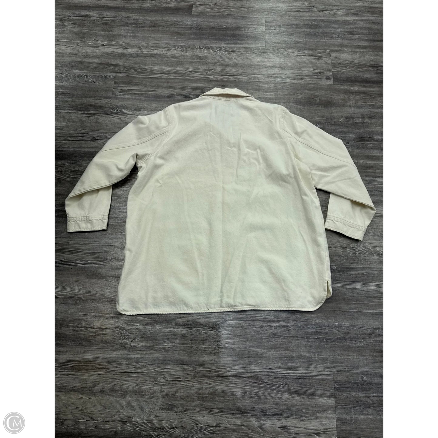 Jacket Denim By Old Navy In Cream Denim, Size: 2x