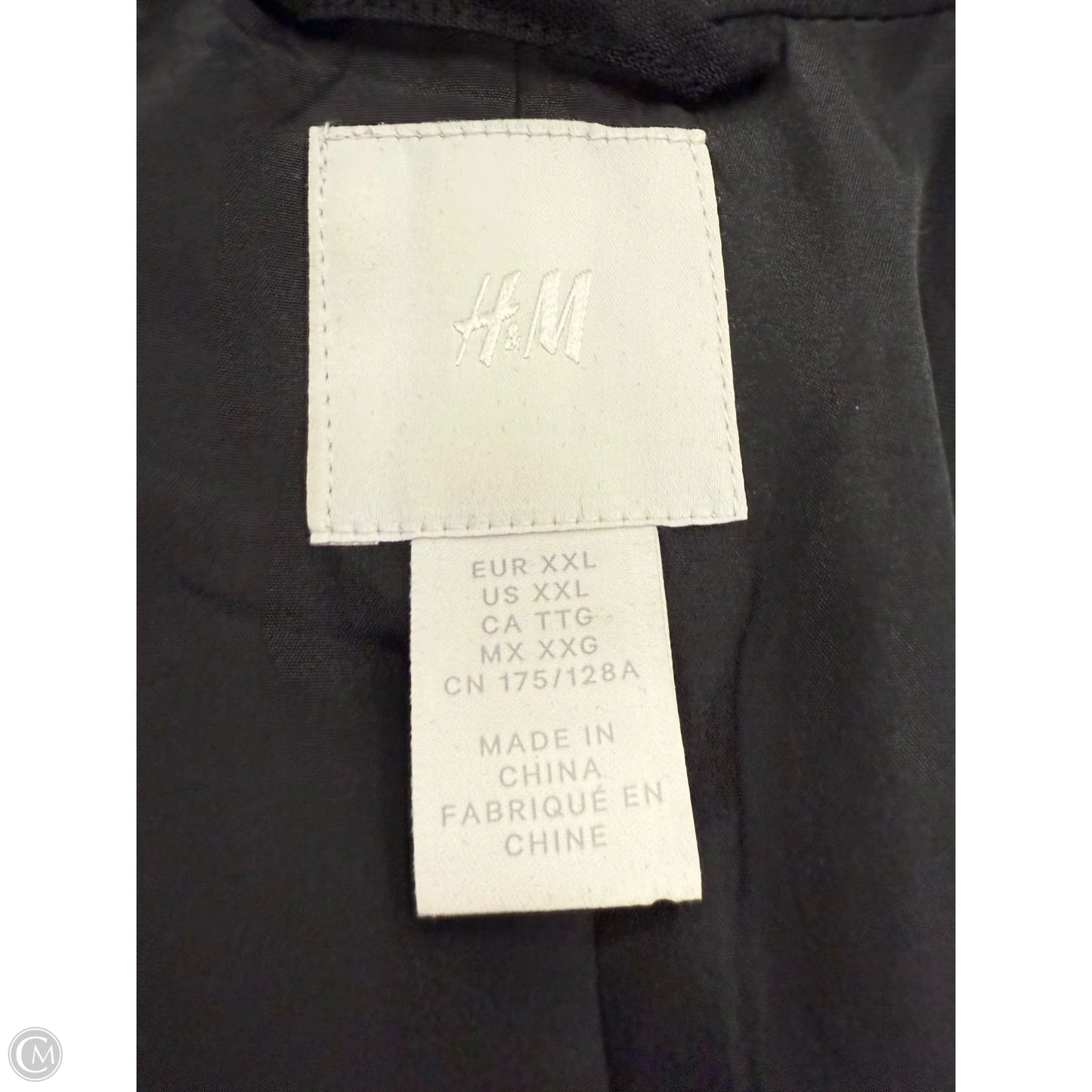 Vest Other By H&m In Black, Size: Xxl