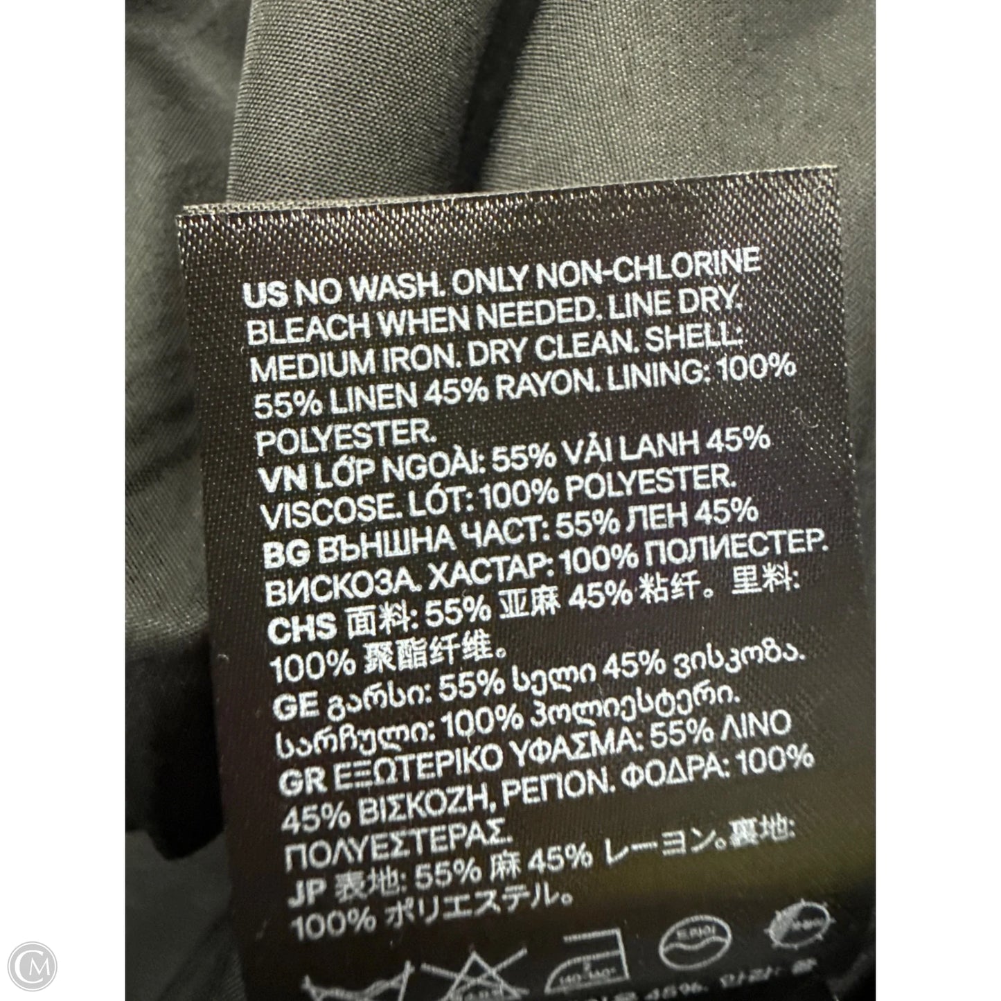 Vest Other By H&m In Black, Size: Xxl