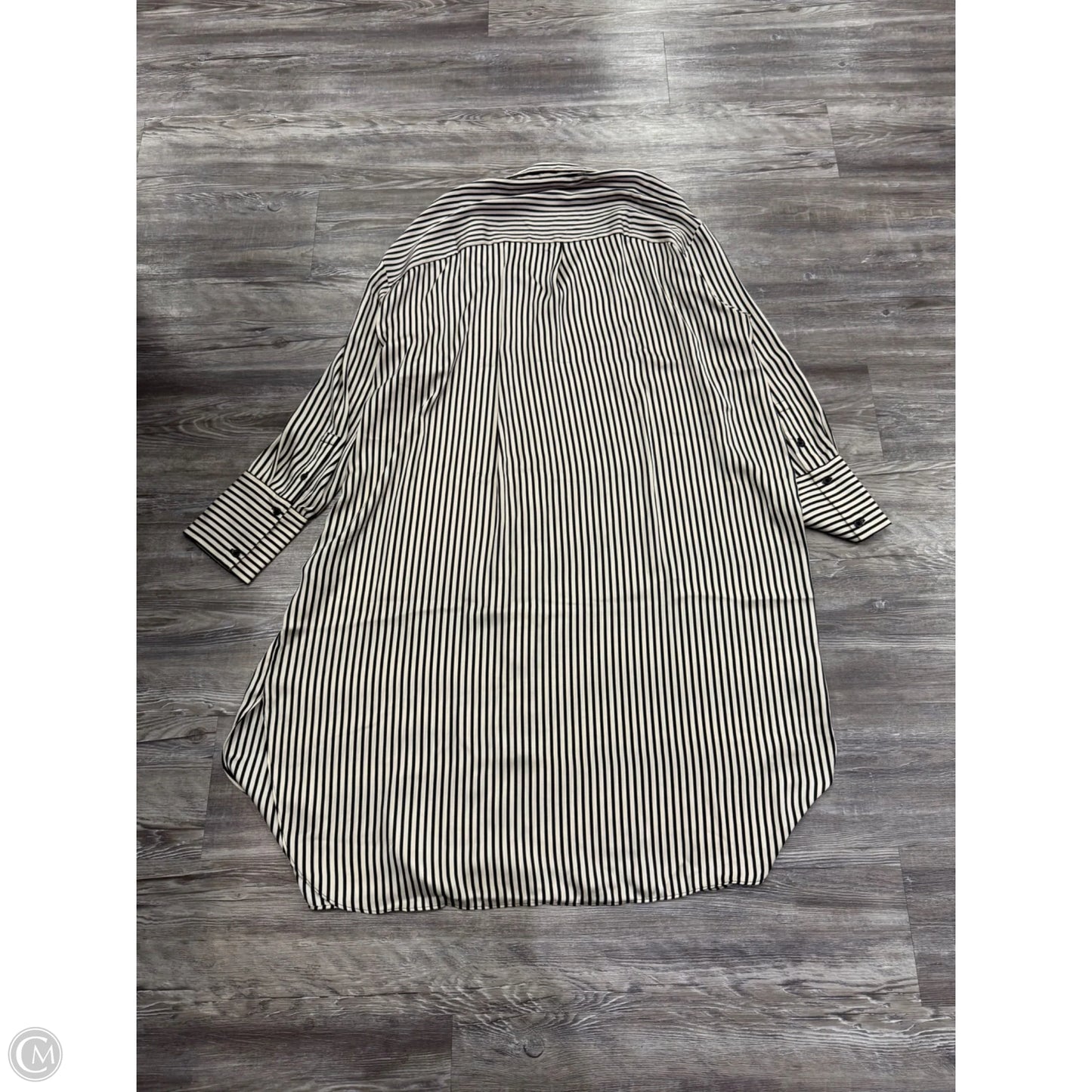 Dress Casual Midi By H&m In Black & Tan, Size: Xxl