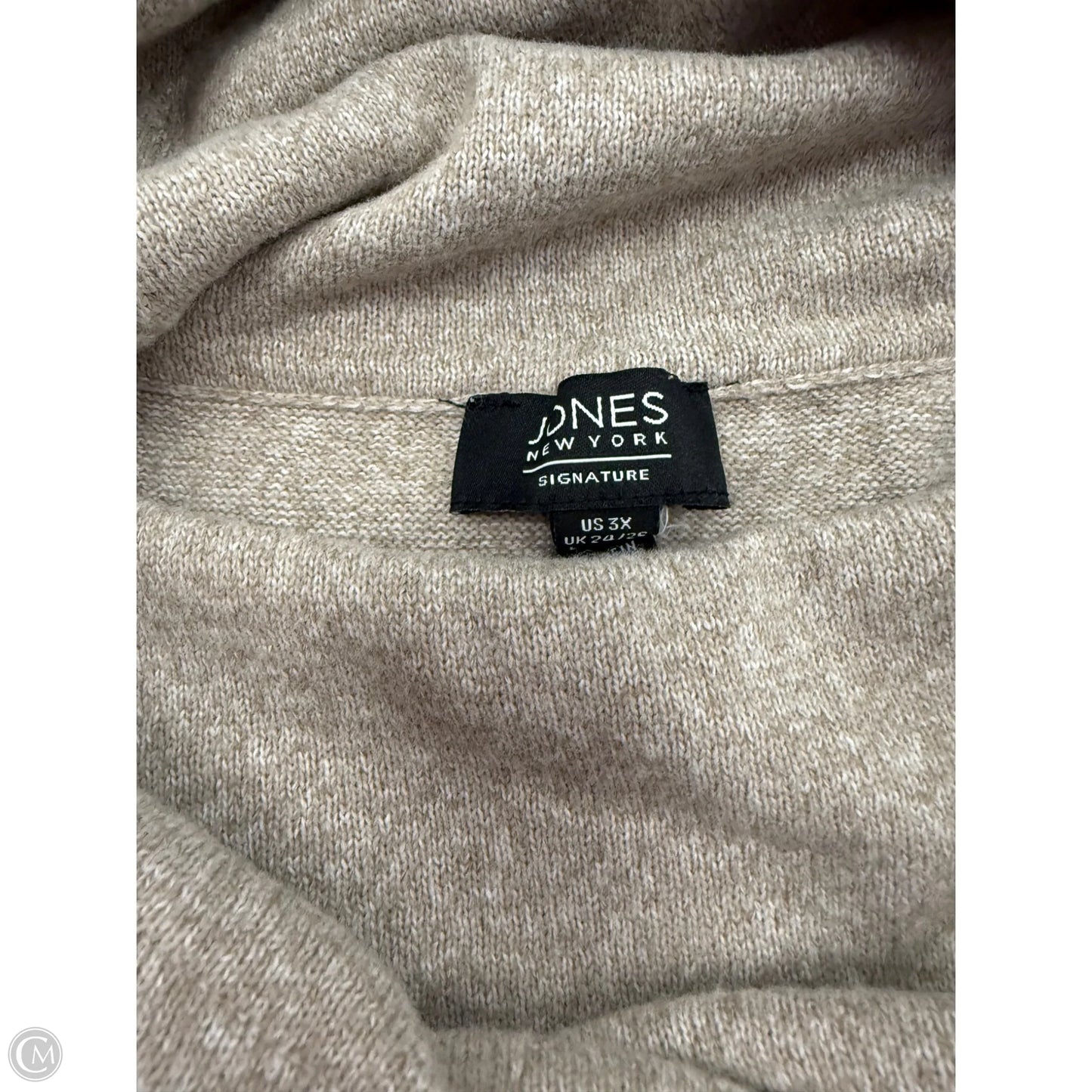 Sweater By Jones New York In Tan, Size: 3x