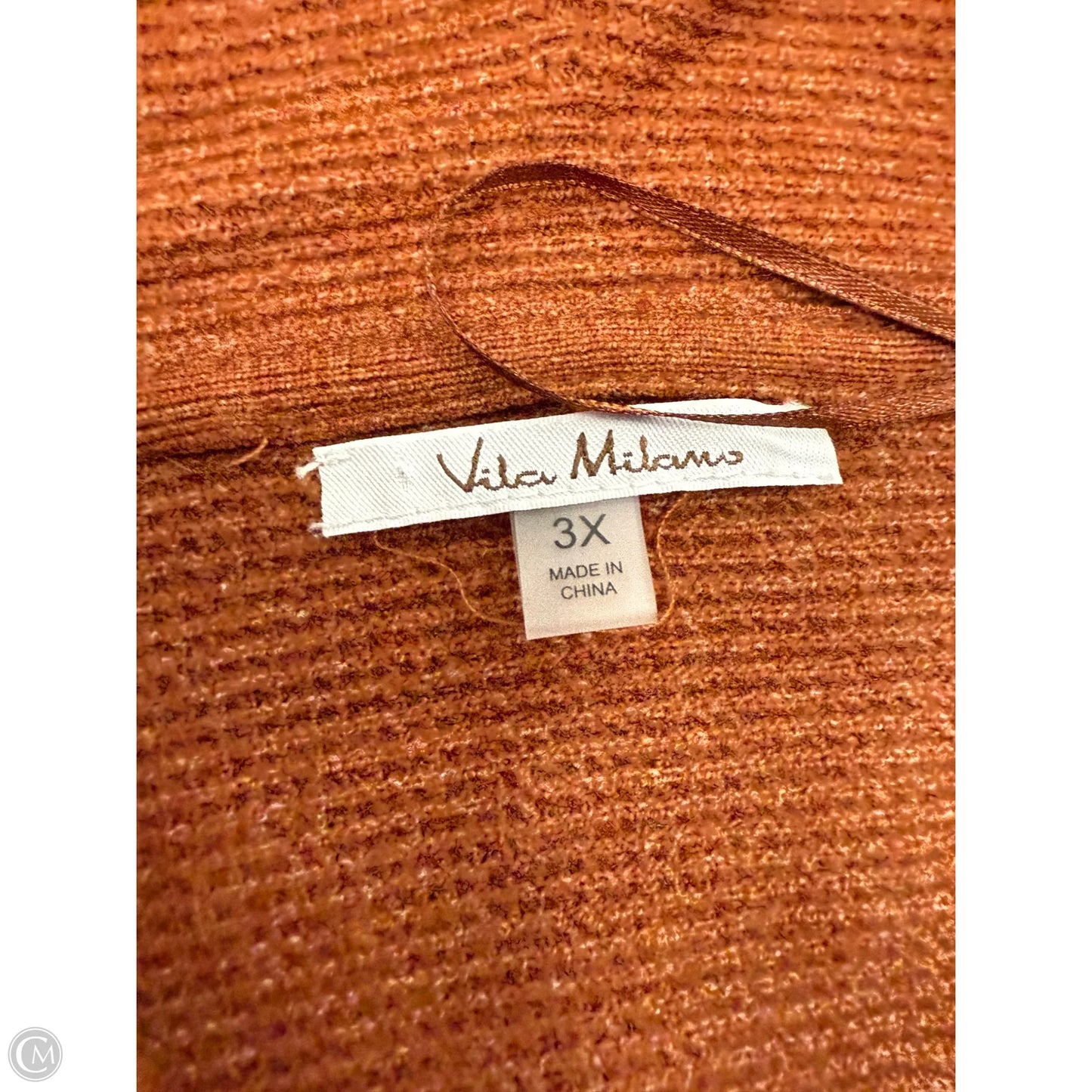 Sweater By Vila Milano In Orange, Size: 3x