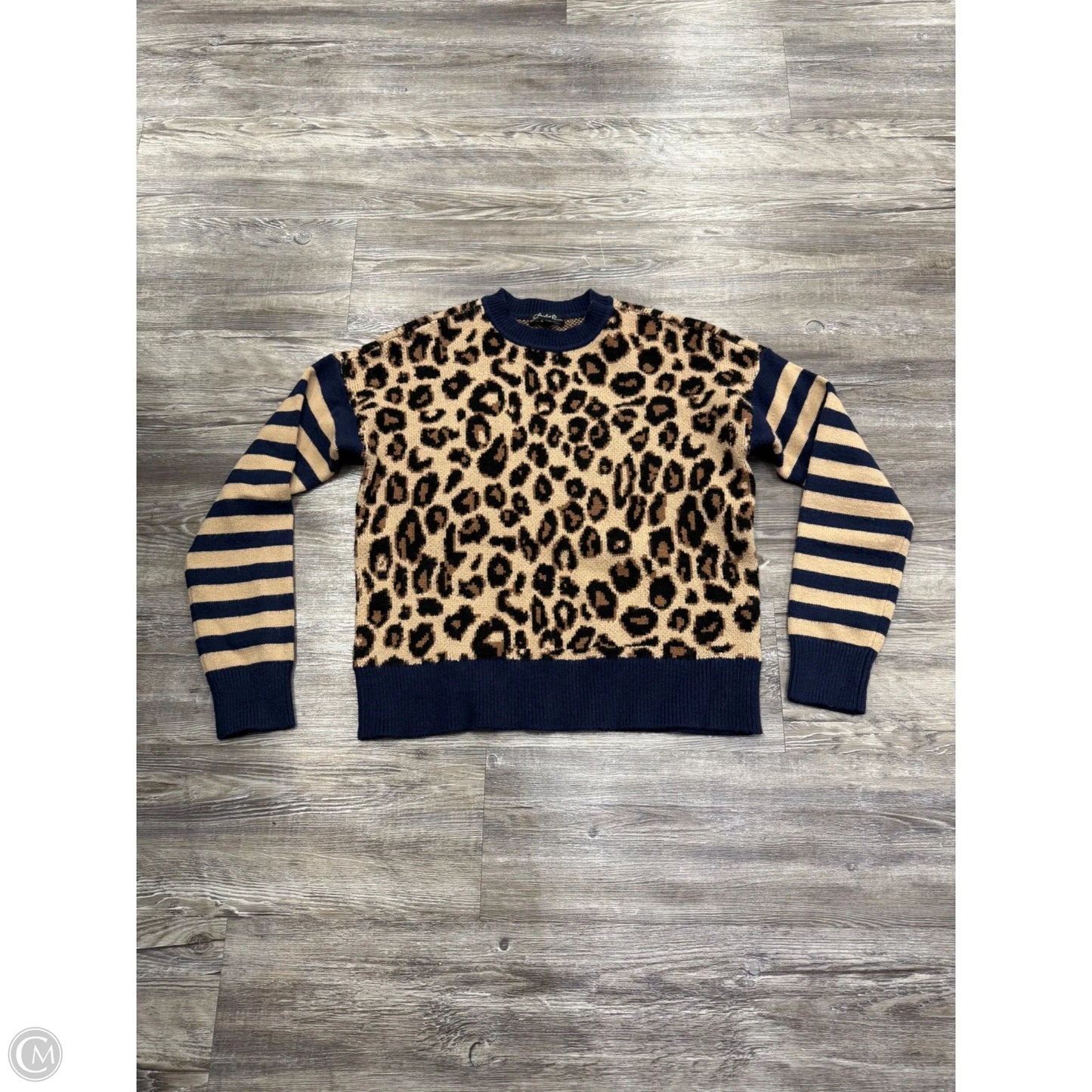 Sweater By Charlie B In Animal Print, Size: M