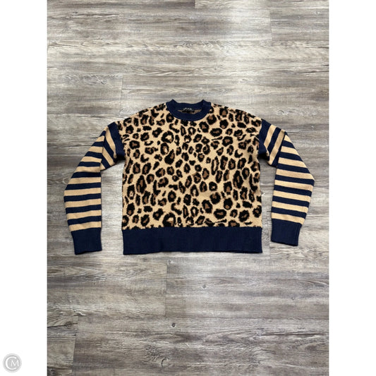 Sweater By Charlie B In Animal Print, Size: M