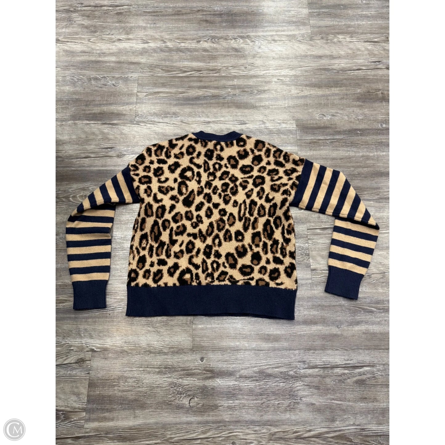 Sweater By Charlie B In Animal Print, Size: M