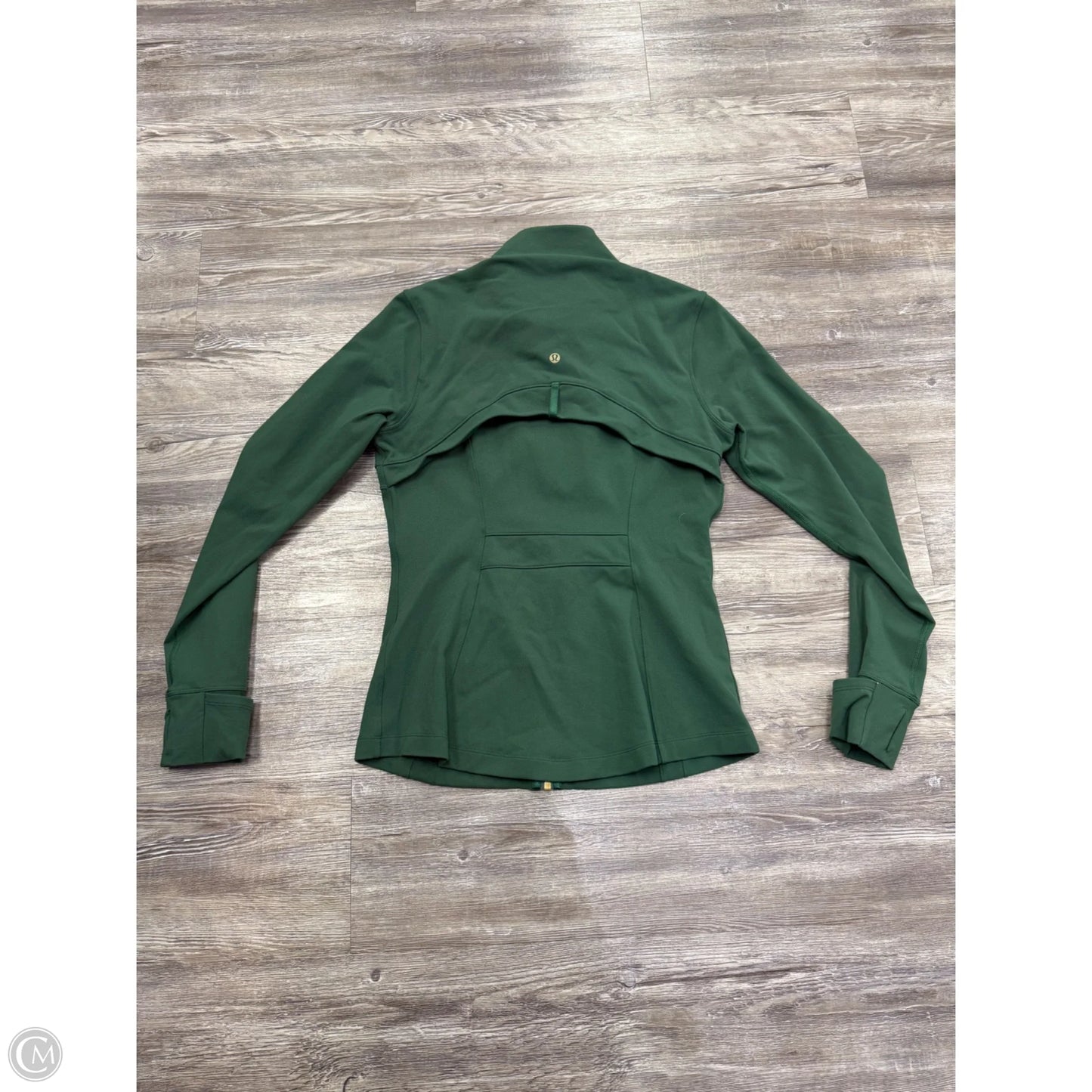 Athletic Jacket By Lululemon In Green, Size: 10