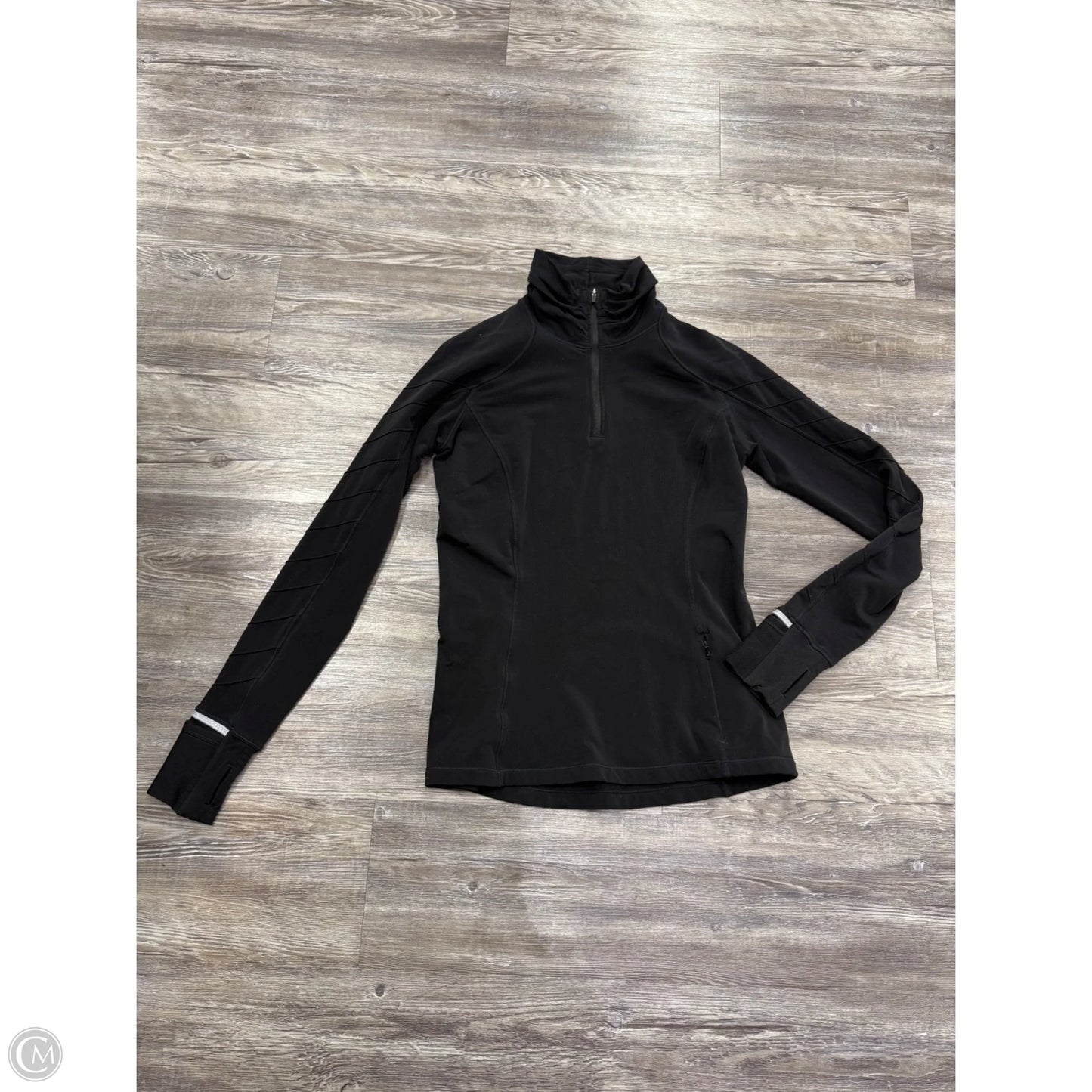 Athletic Jacket By Lululemon In Black, Size: 8