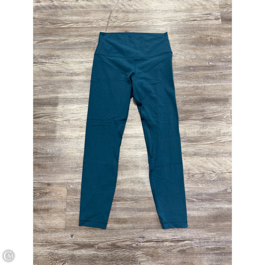 Athletic Leggings By Lululemon In Teal, Size: 8