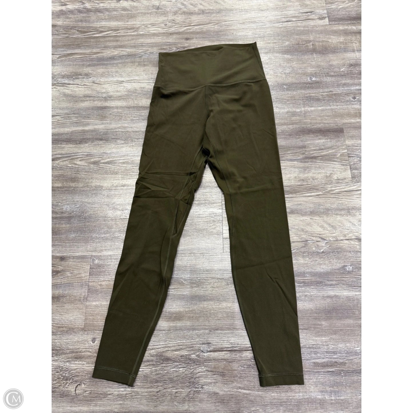 Athletic Leggings By Lululemon In Green, Size: 8