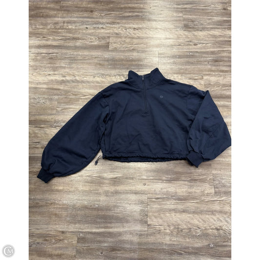 Athletic Sweatshirt Crewneck By Lululemon In Navy, Size: L
