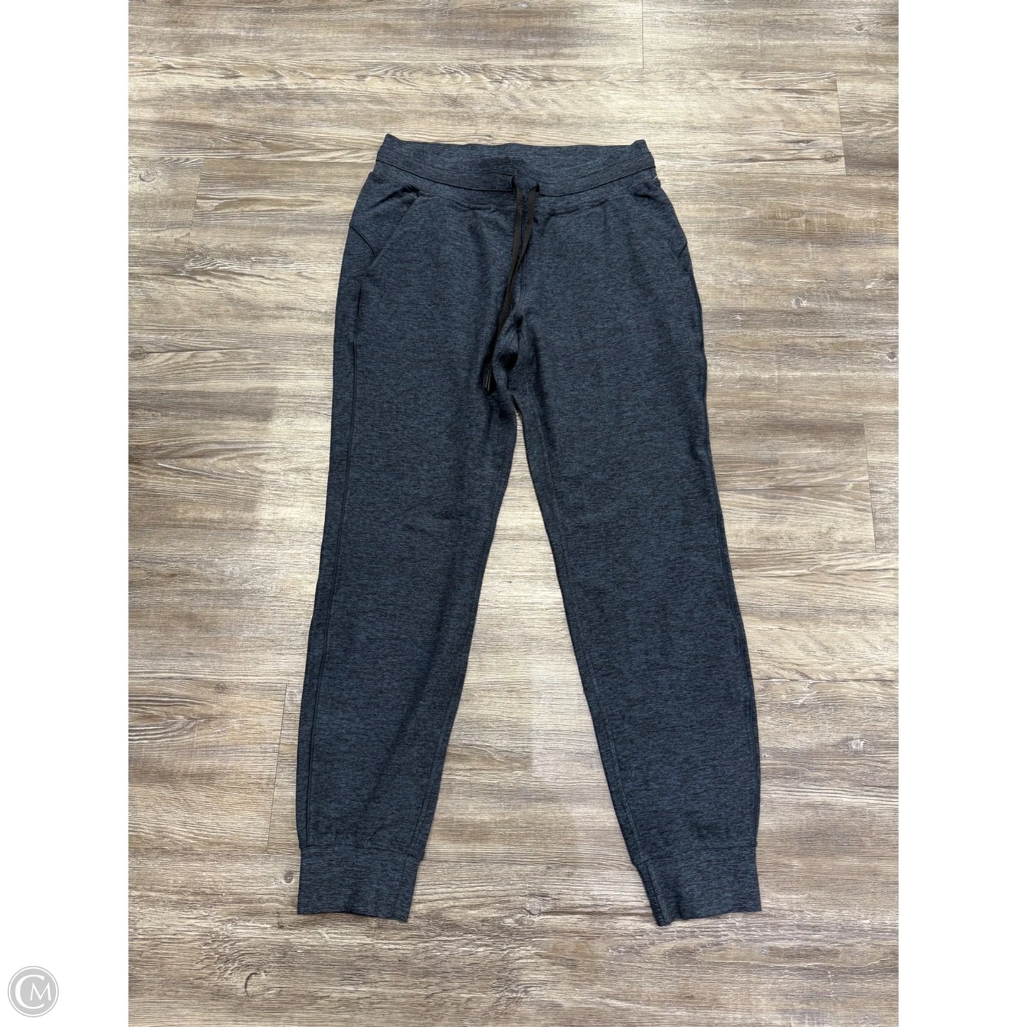 Athletic Pants By Lululemon In Black & Blue, Size: 8